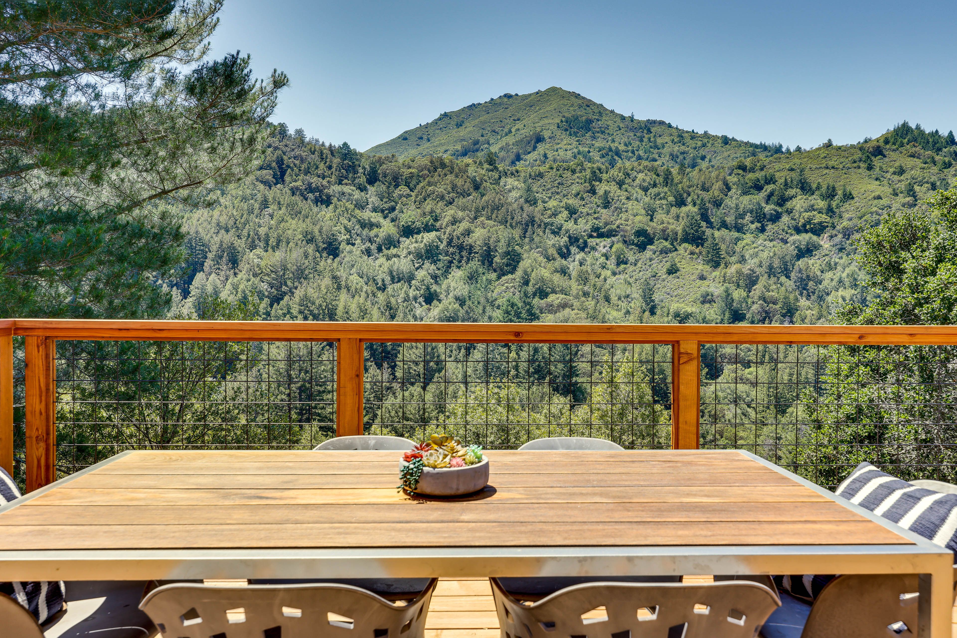 Sun Deck | Outdoor Kitchen | Gas Fire Pit | Ample Seating | Mountain Views