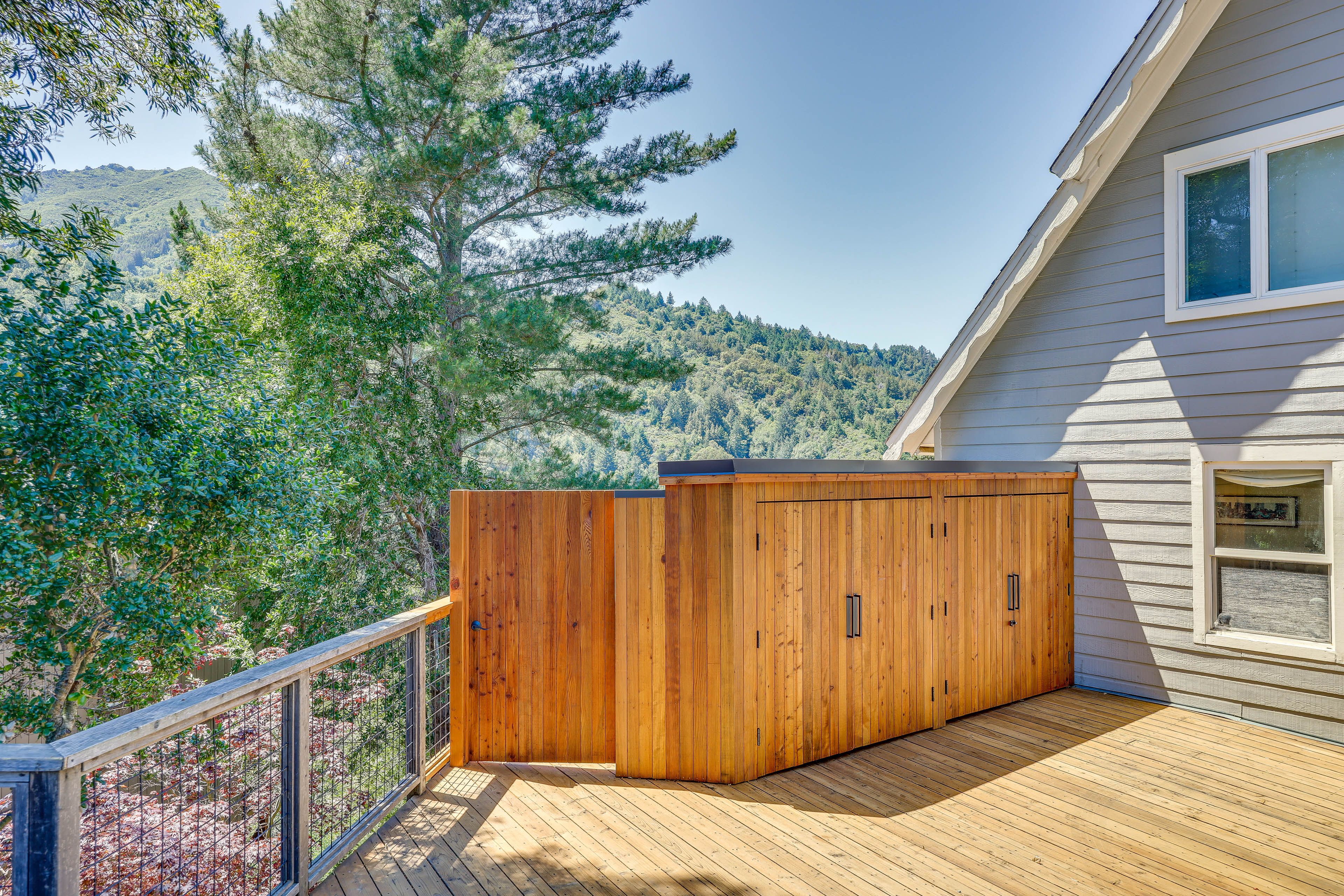 Cabin Exterior | Gated | Driveway Parking (2 Vehicles)