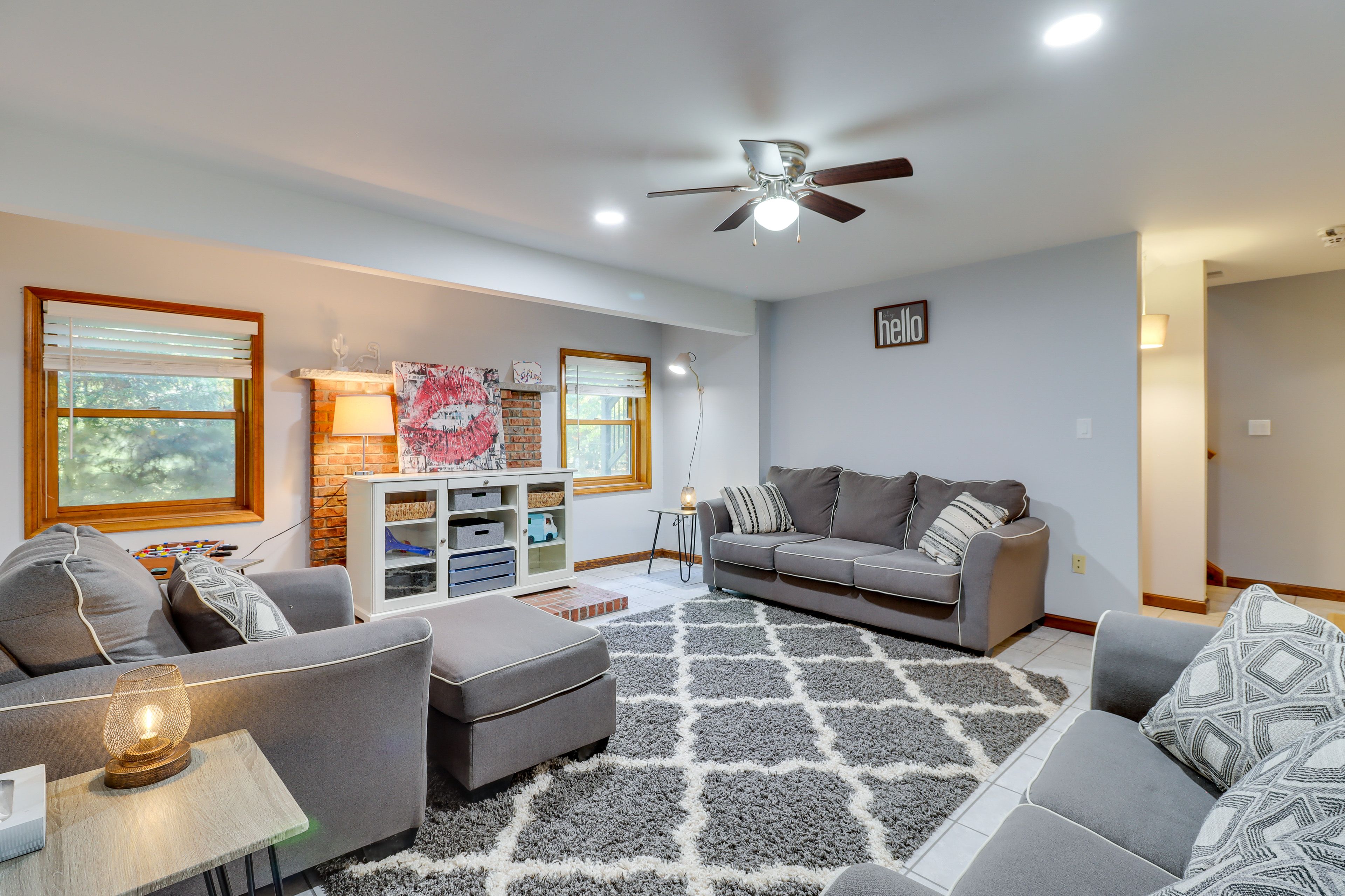 Family Room | Full Sleeper Sofa | Children's Toys