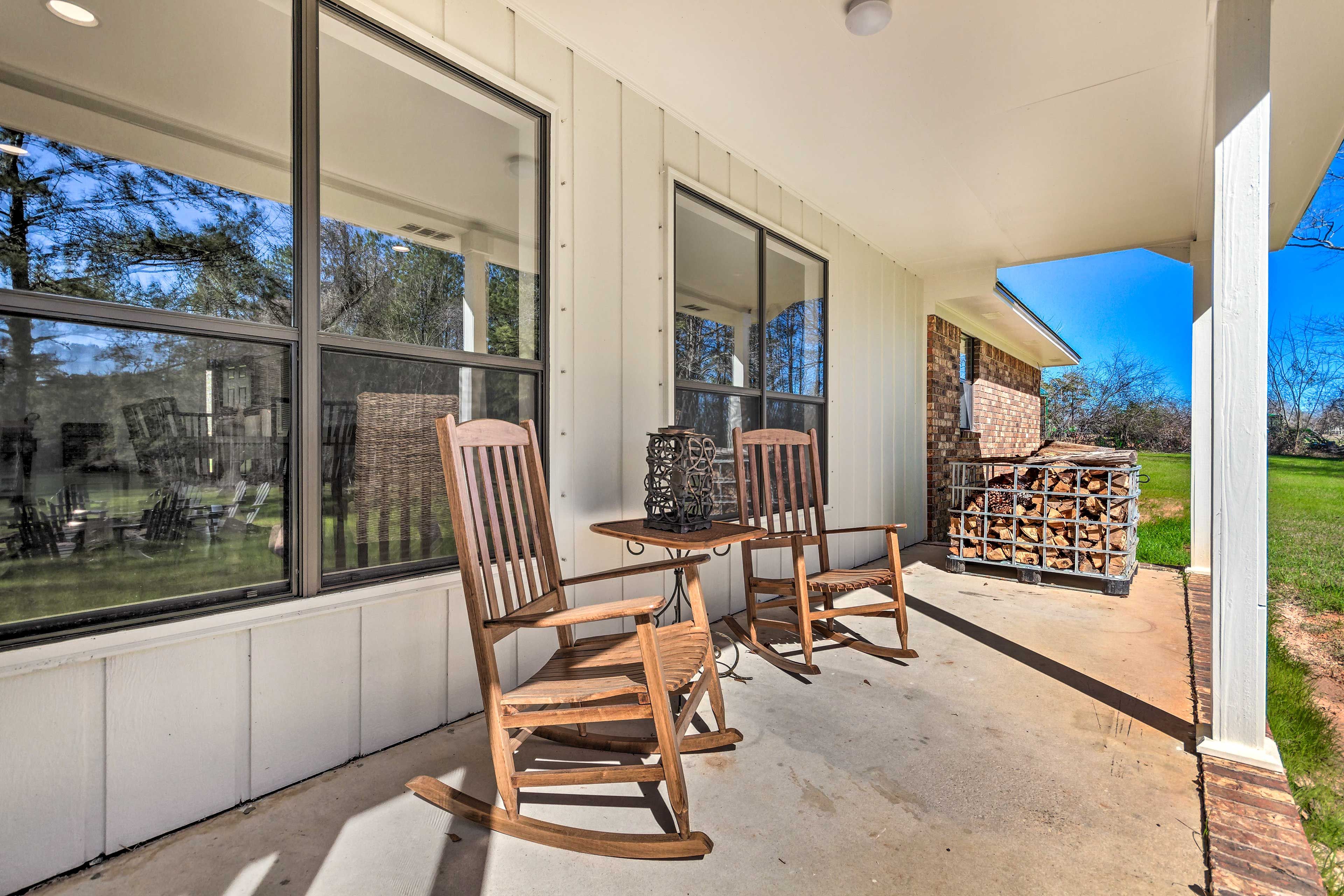 Covered Back Porch