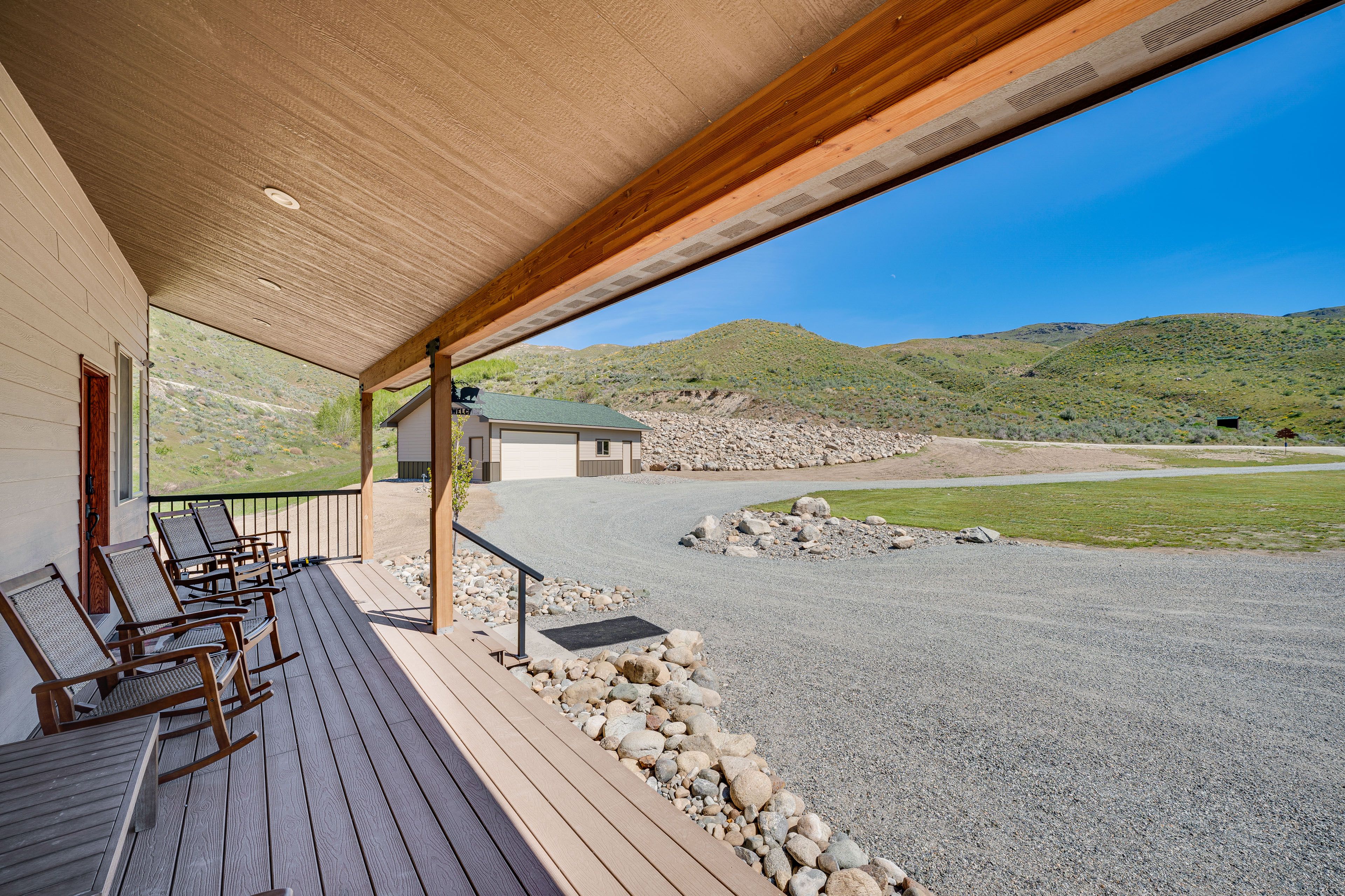 Covered Porch | Access via 2nd Floor Dining Area