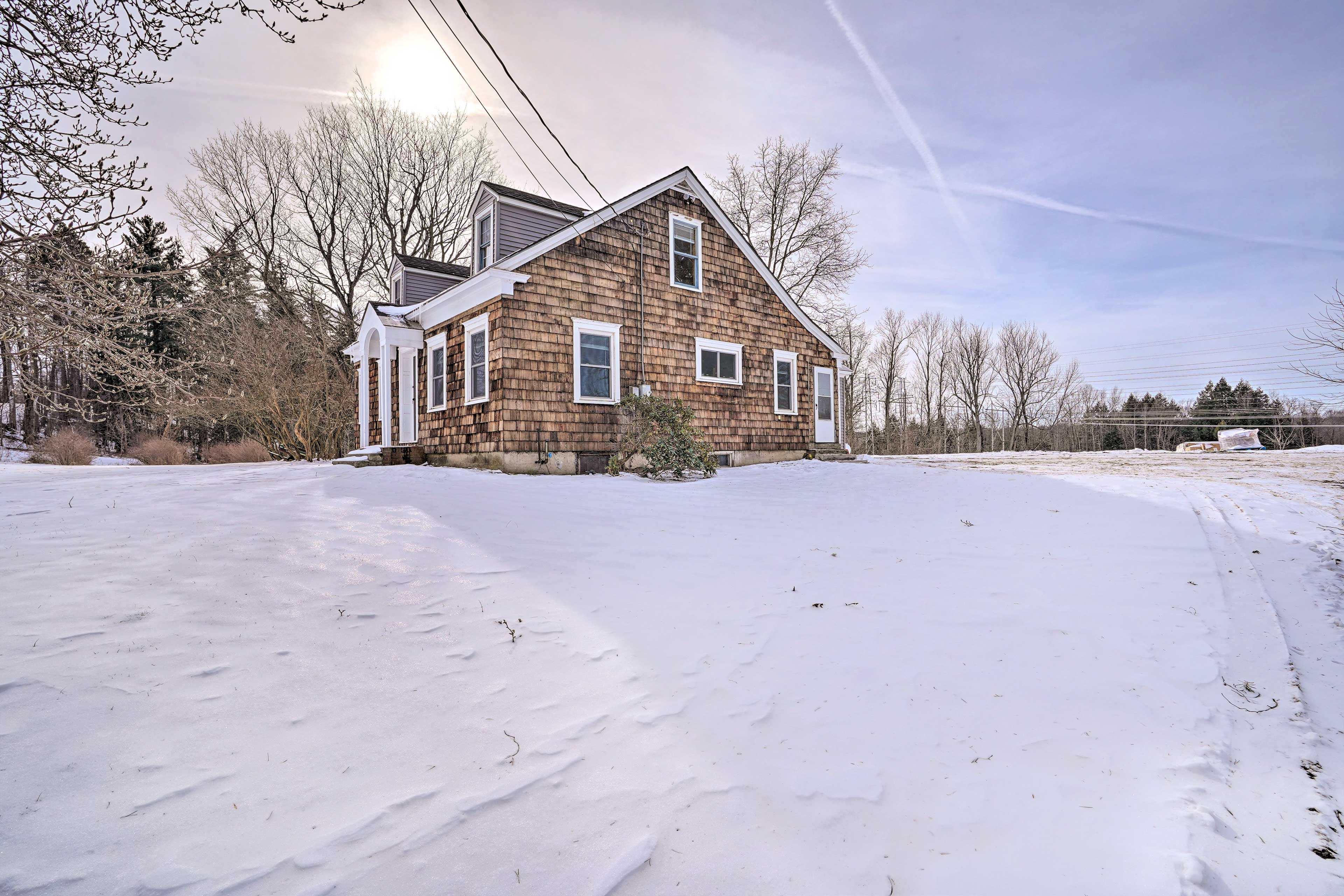 Yard Area | Located on 50-Acre Property