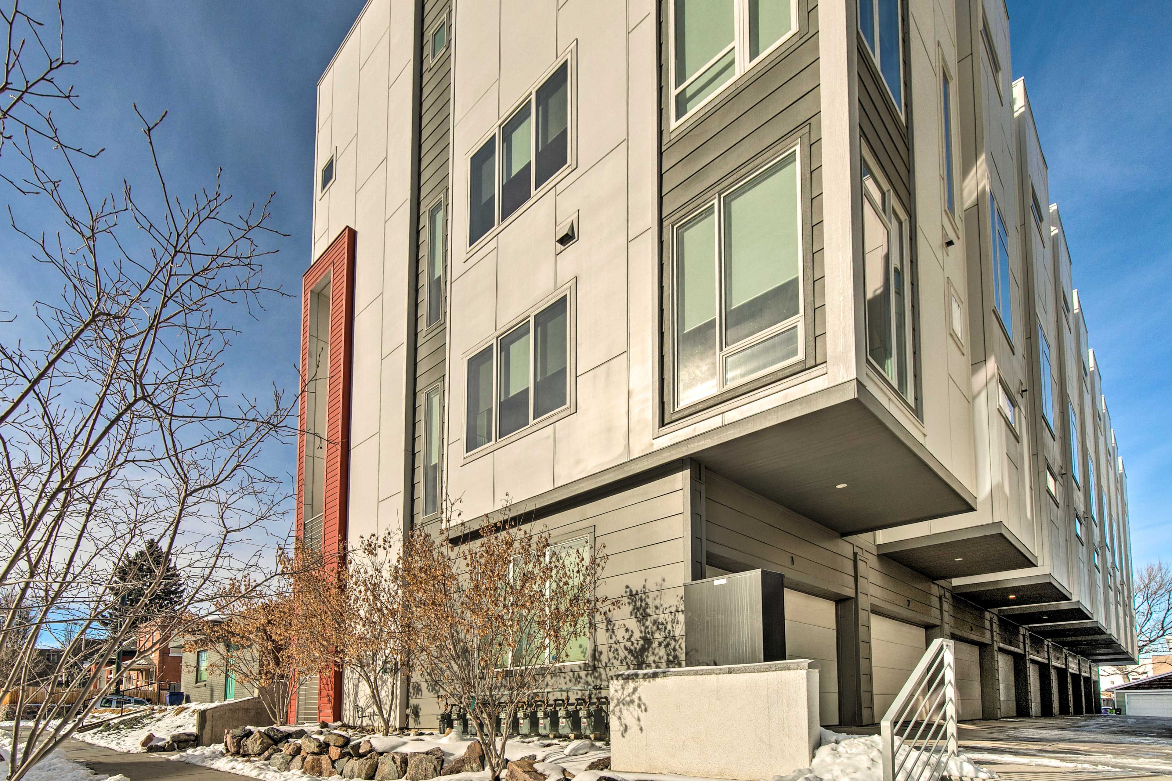 Townhome Exterior | Keyless Entry