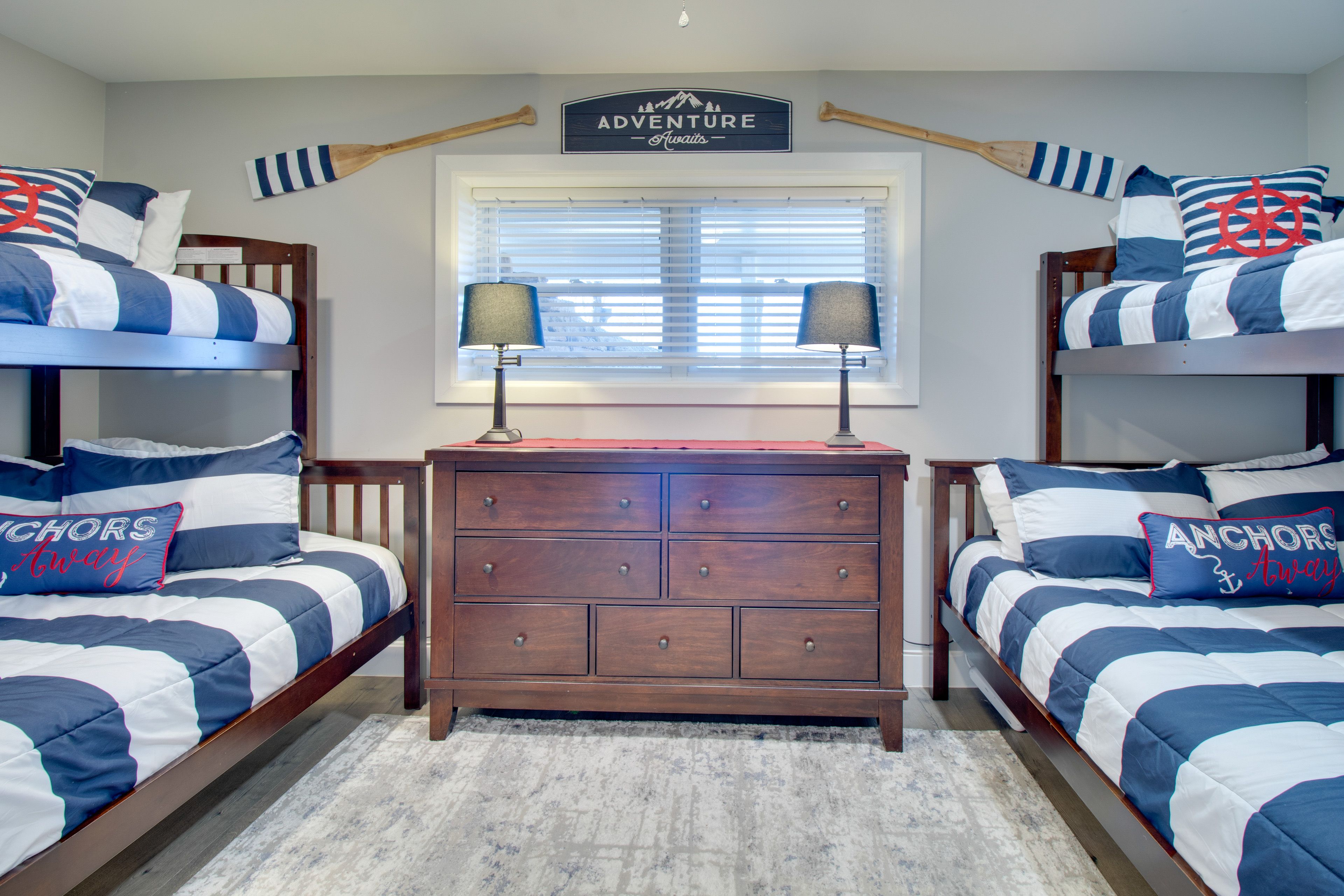 Bedroom 3 | 2 Twin/Full Bunk Beds | Basement Floor | Stairs Required