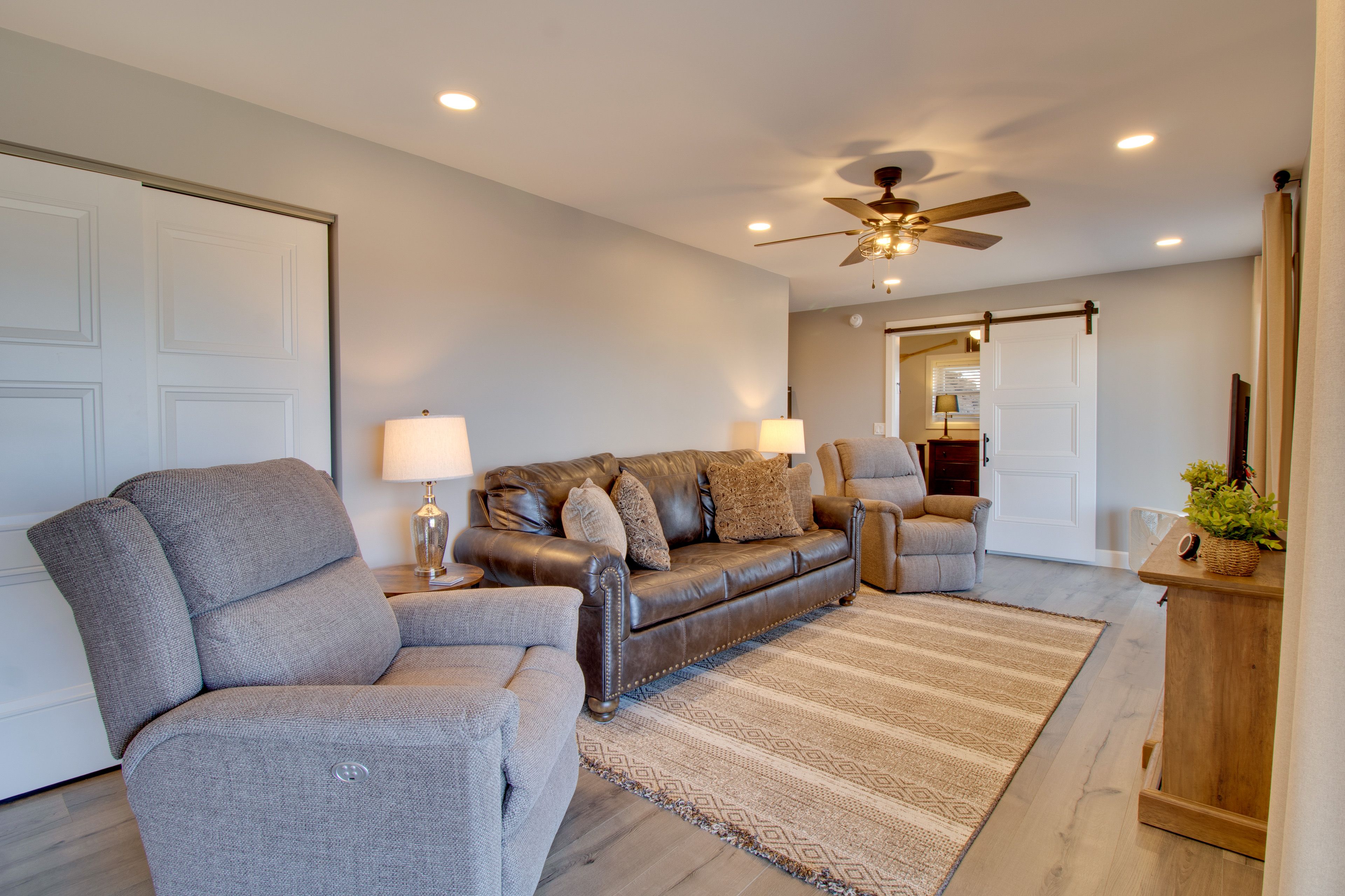 Living Room 2 | Queen Sleeper Sofa | Basement Floor | Smart TV
