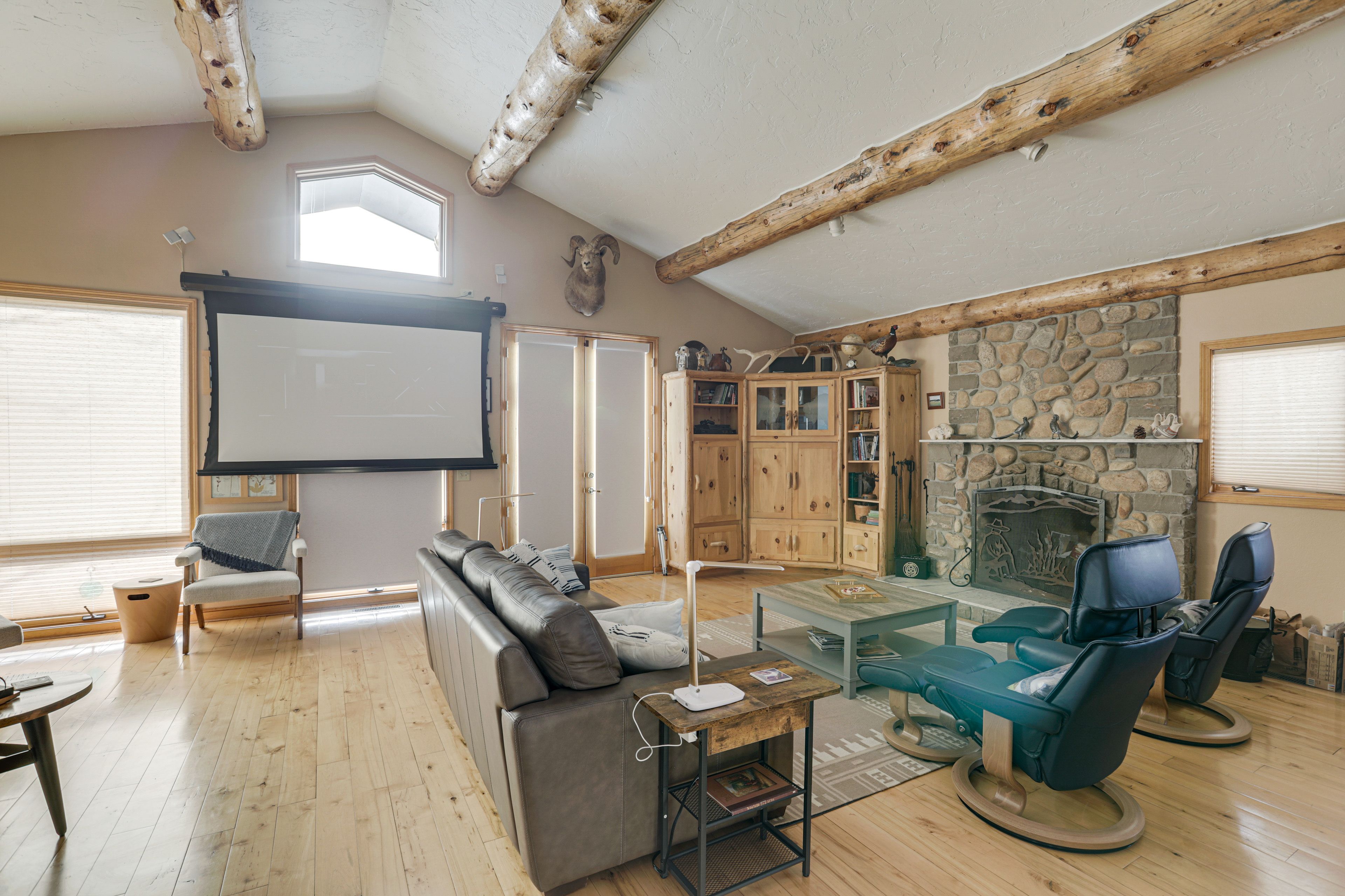 Living Room | Fireplace | Deck Access