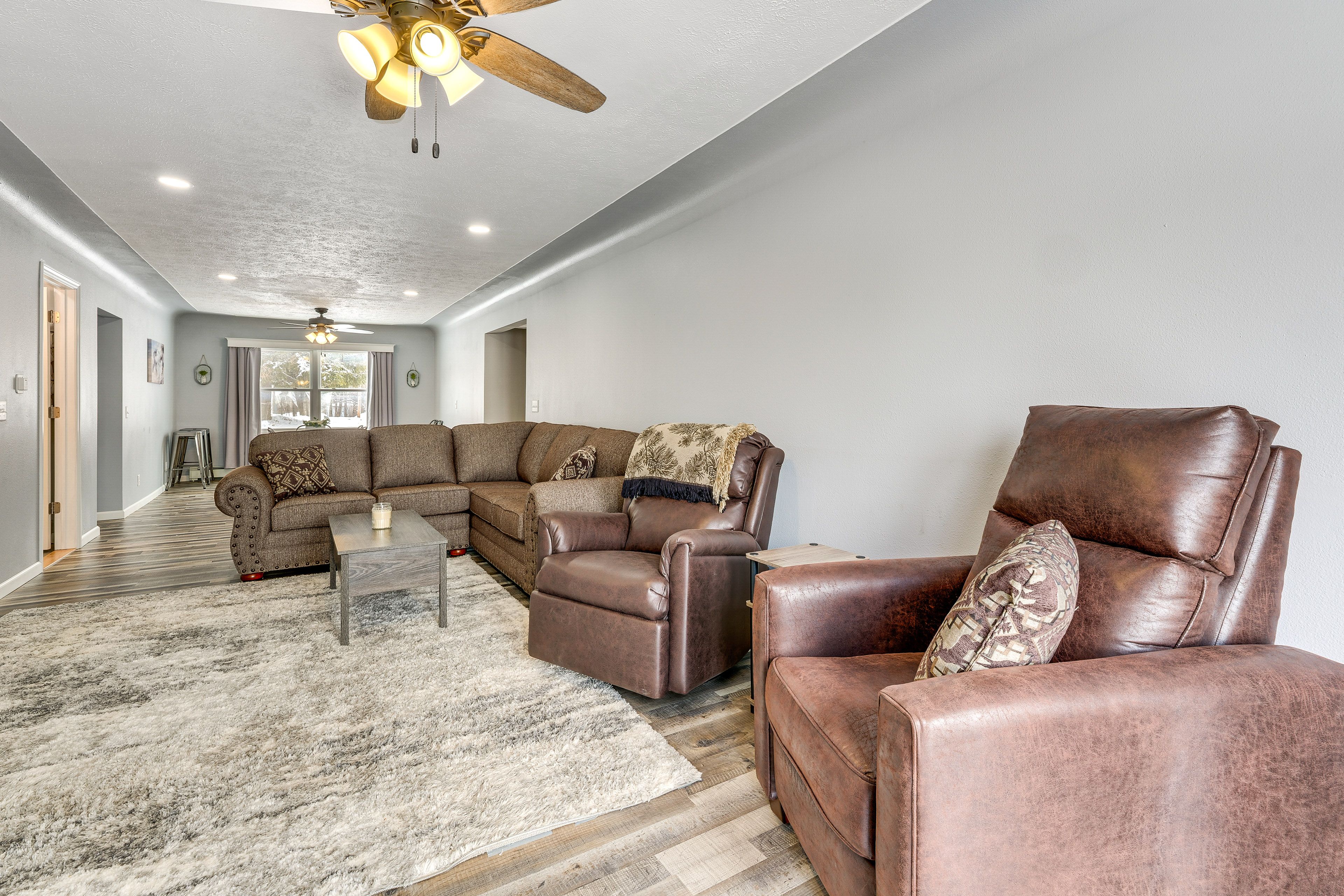 Living Room | Window A/C Unit | Baseboard Heating