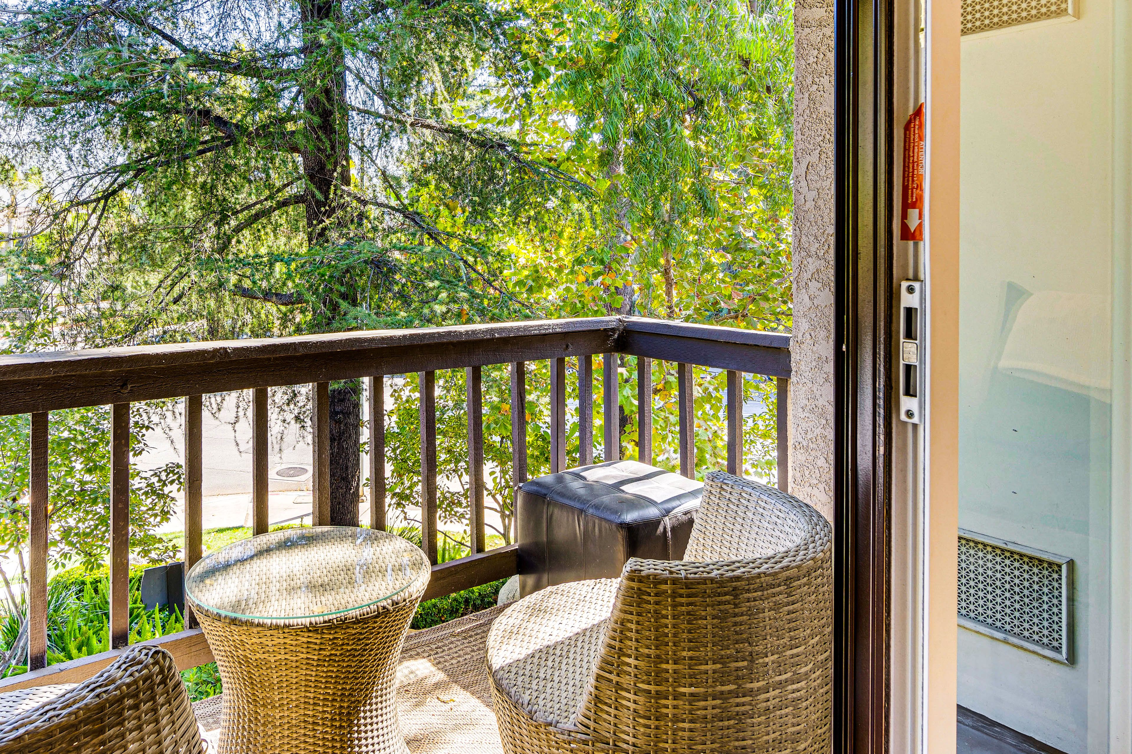 Townhome Exterior | 2 Furnished Balconies