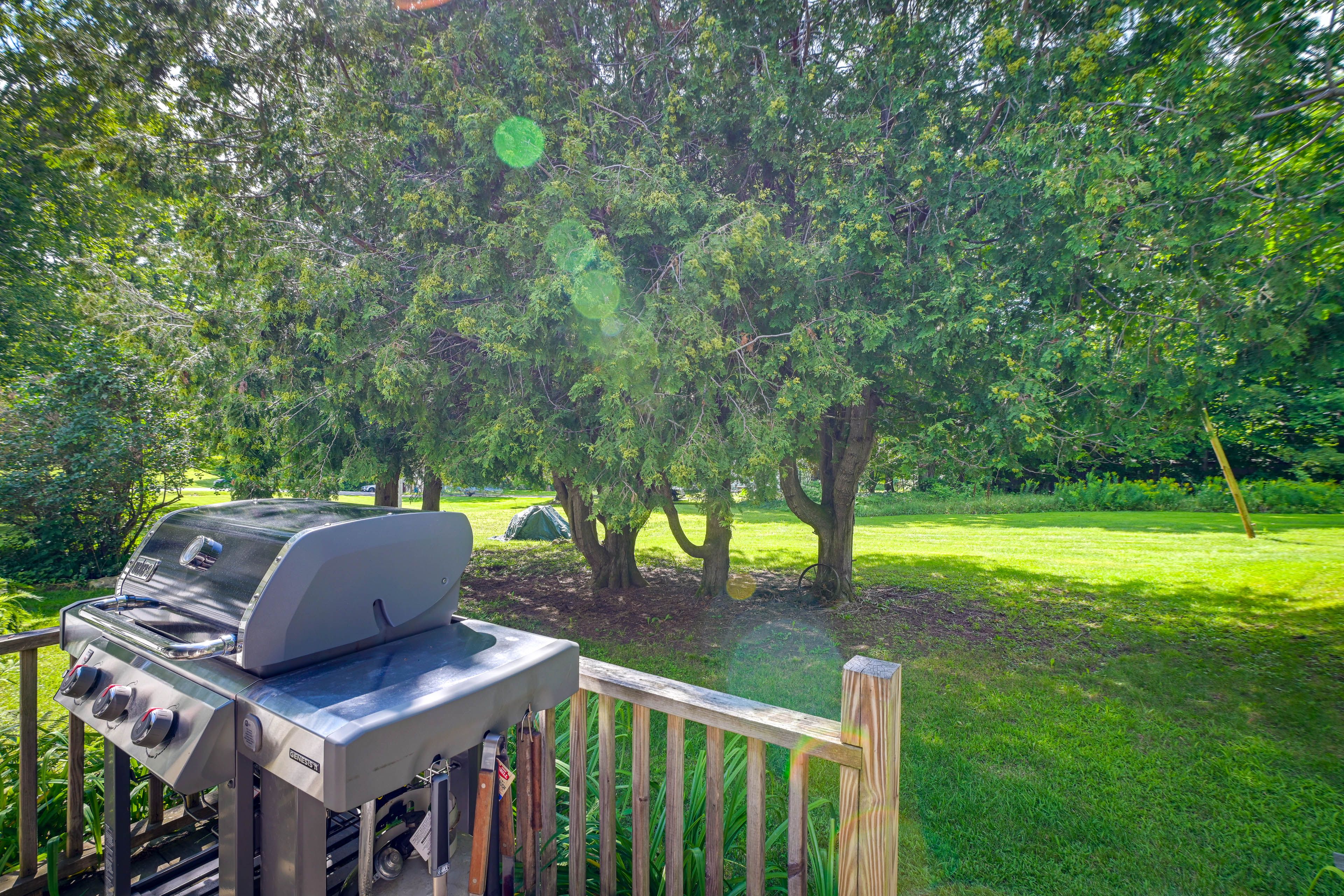 Outdoor Space | On-Site Pond | Ample Seating