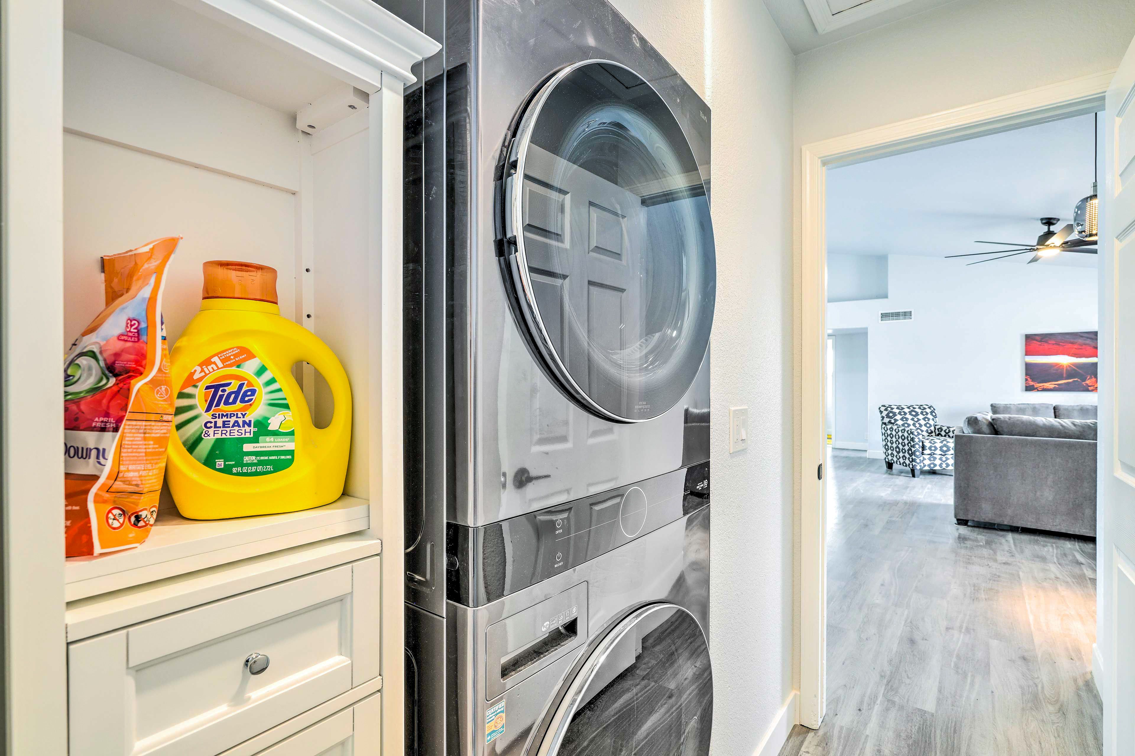 Laundry Area | Detergent Provided
