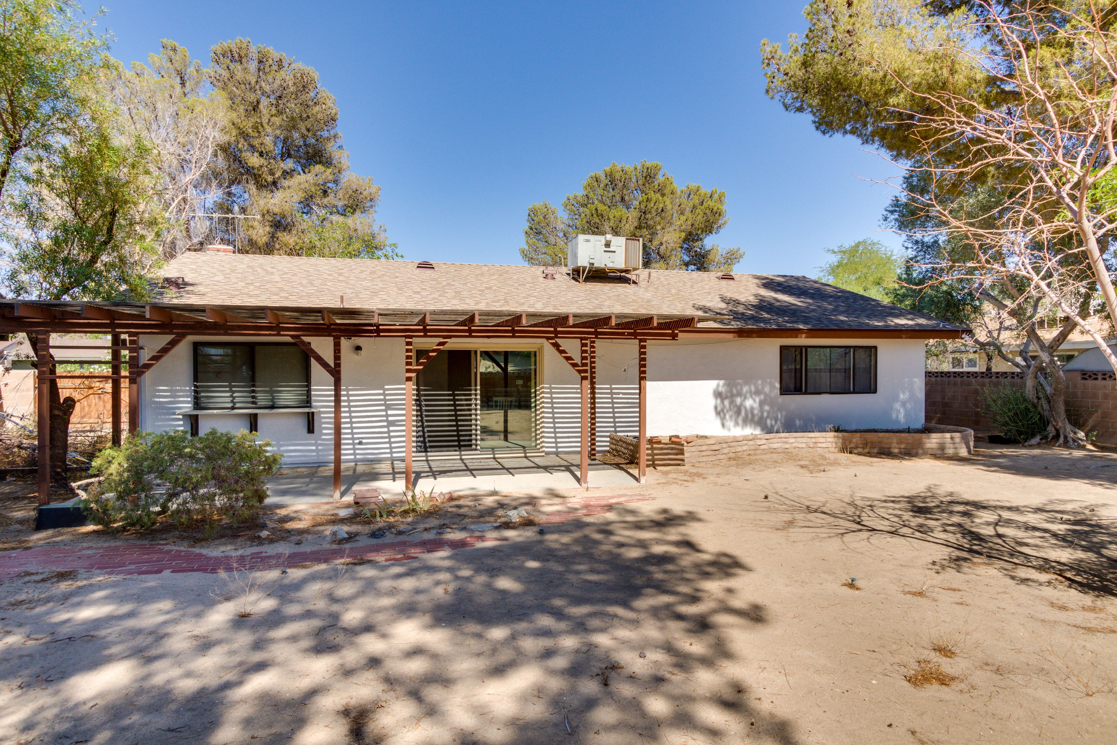 Fenced Yard | Covered Patio