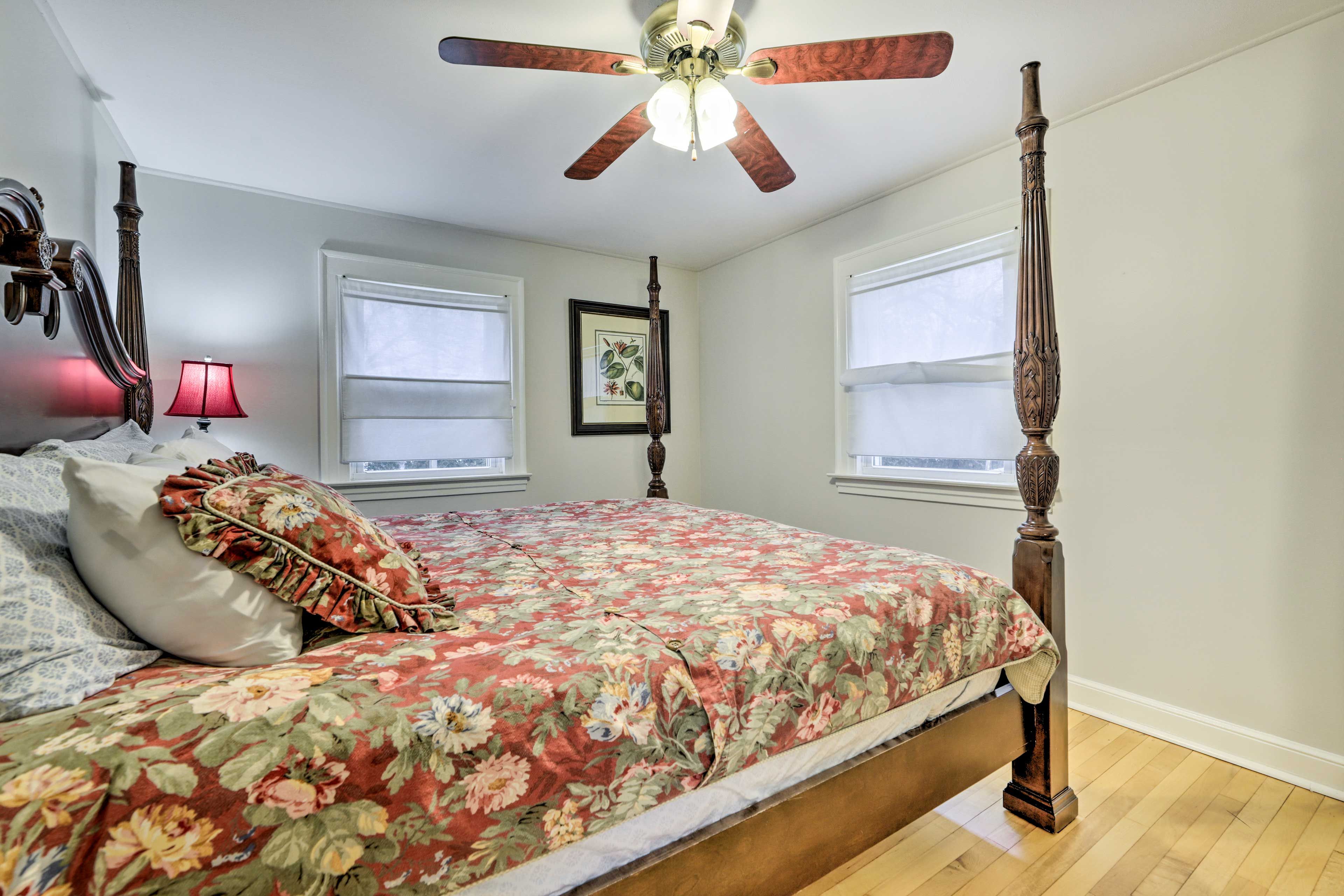 Bedroom 1 | 2nd Floor | King Bed | Linens Provided