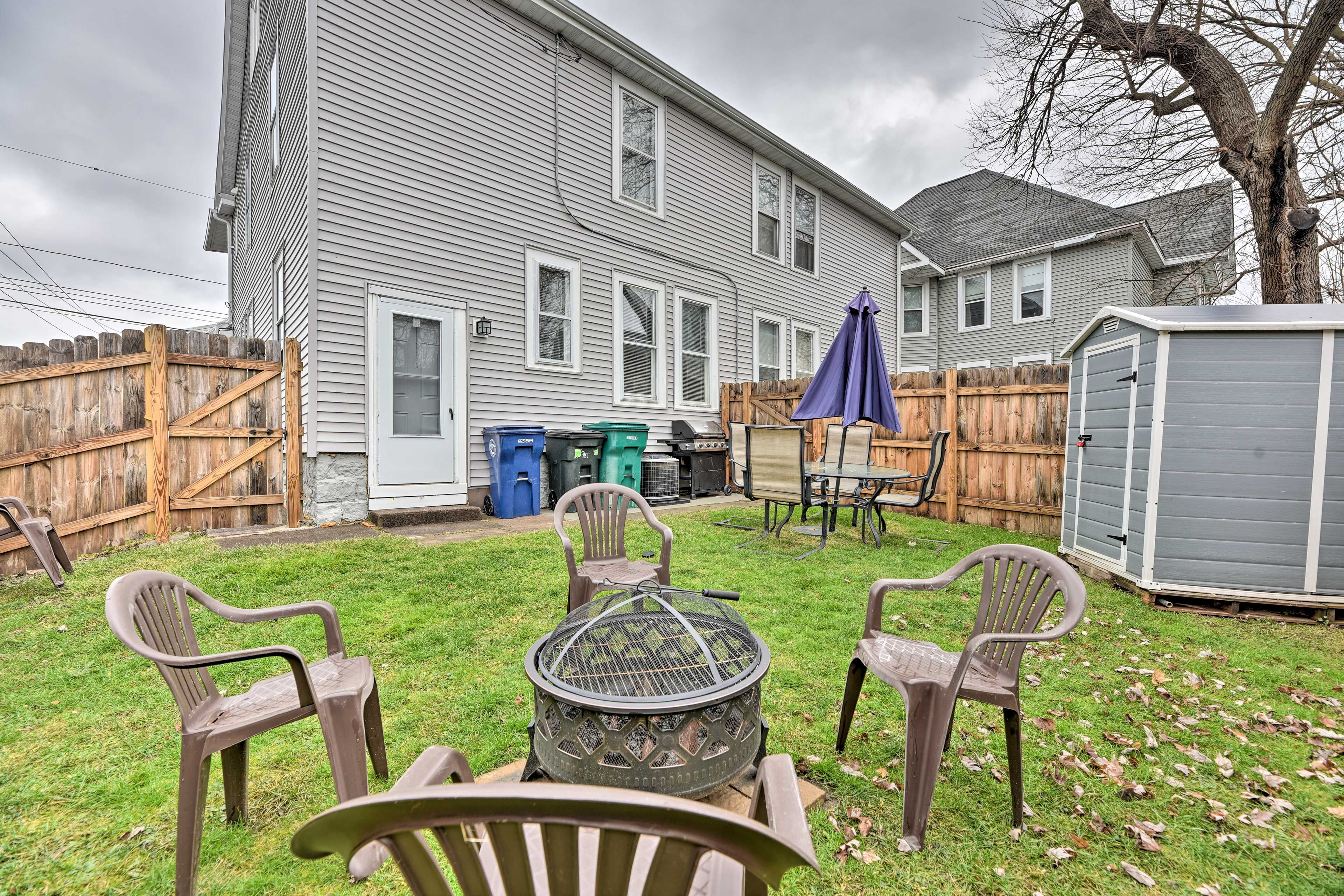Private Yard | Fire Pit | Dog Friendly w/ Fee