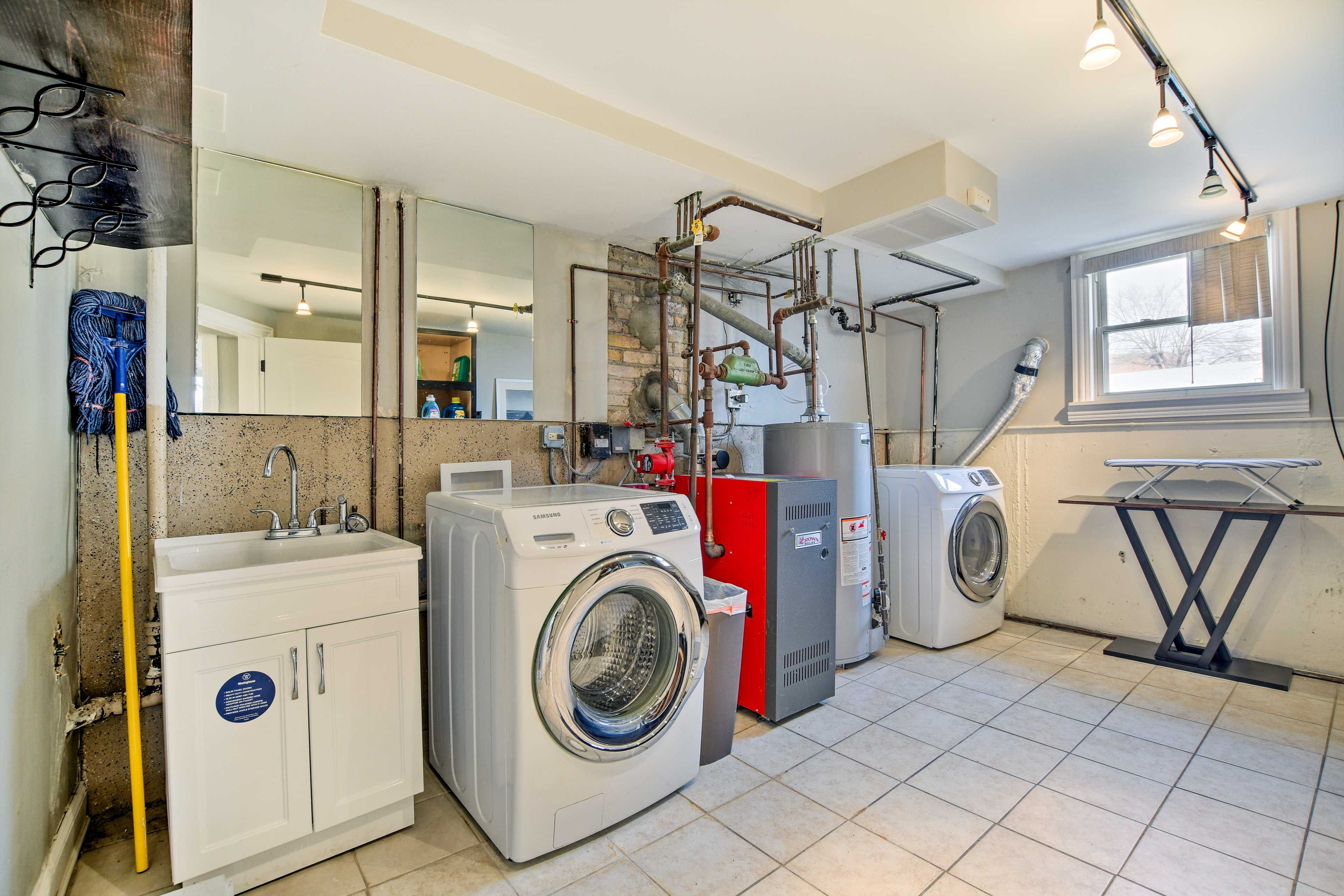 Laundry Area | Washer/Dryer | Laundry Detergent | Iron/Board