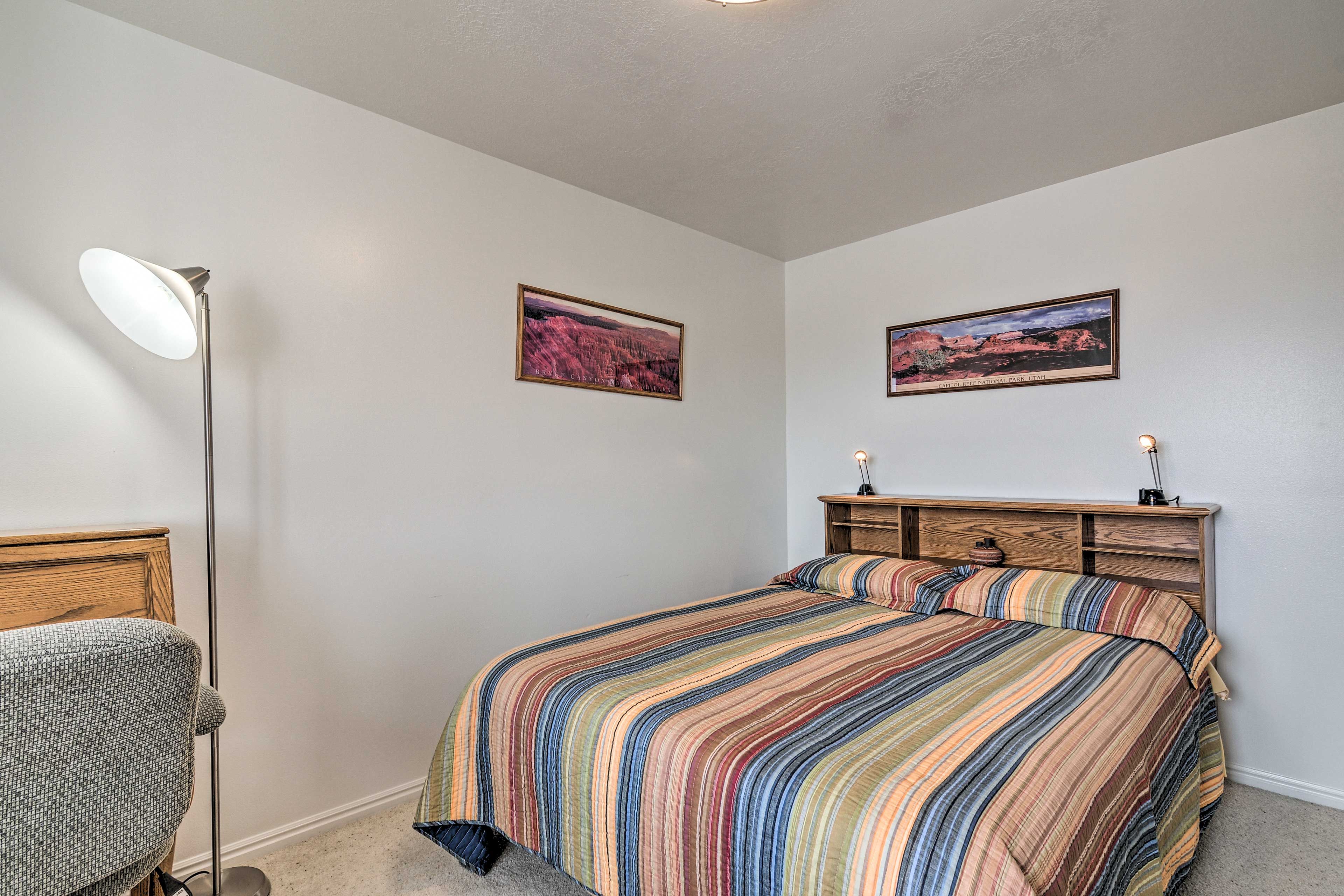 Bedroom 2 | Queen Bed | Linens Provided | Desk Space