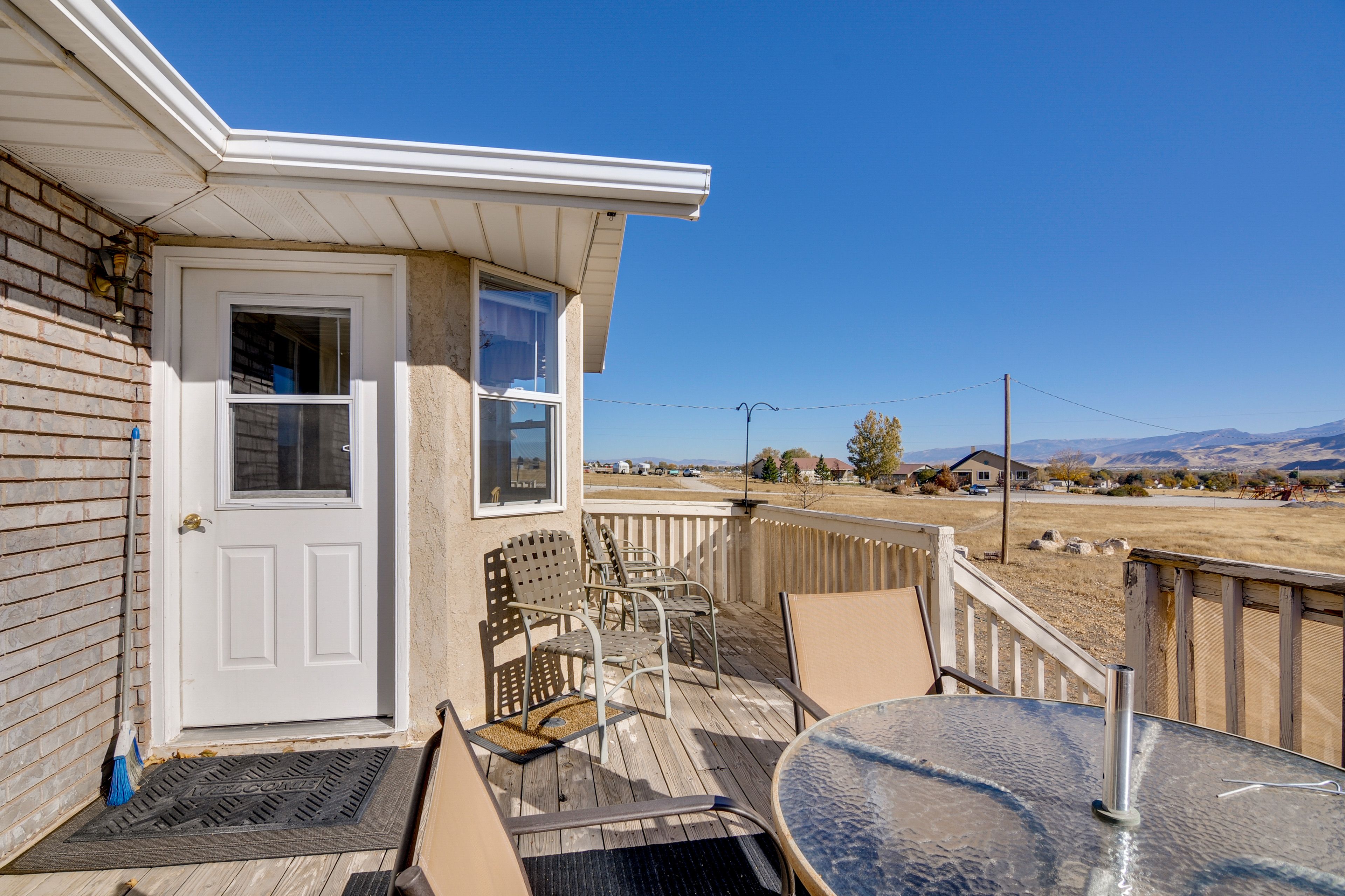 Deck | Mountain Views | Gas Grill