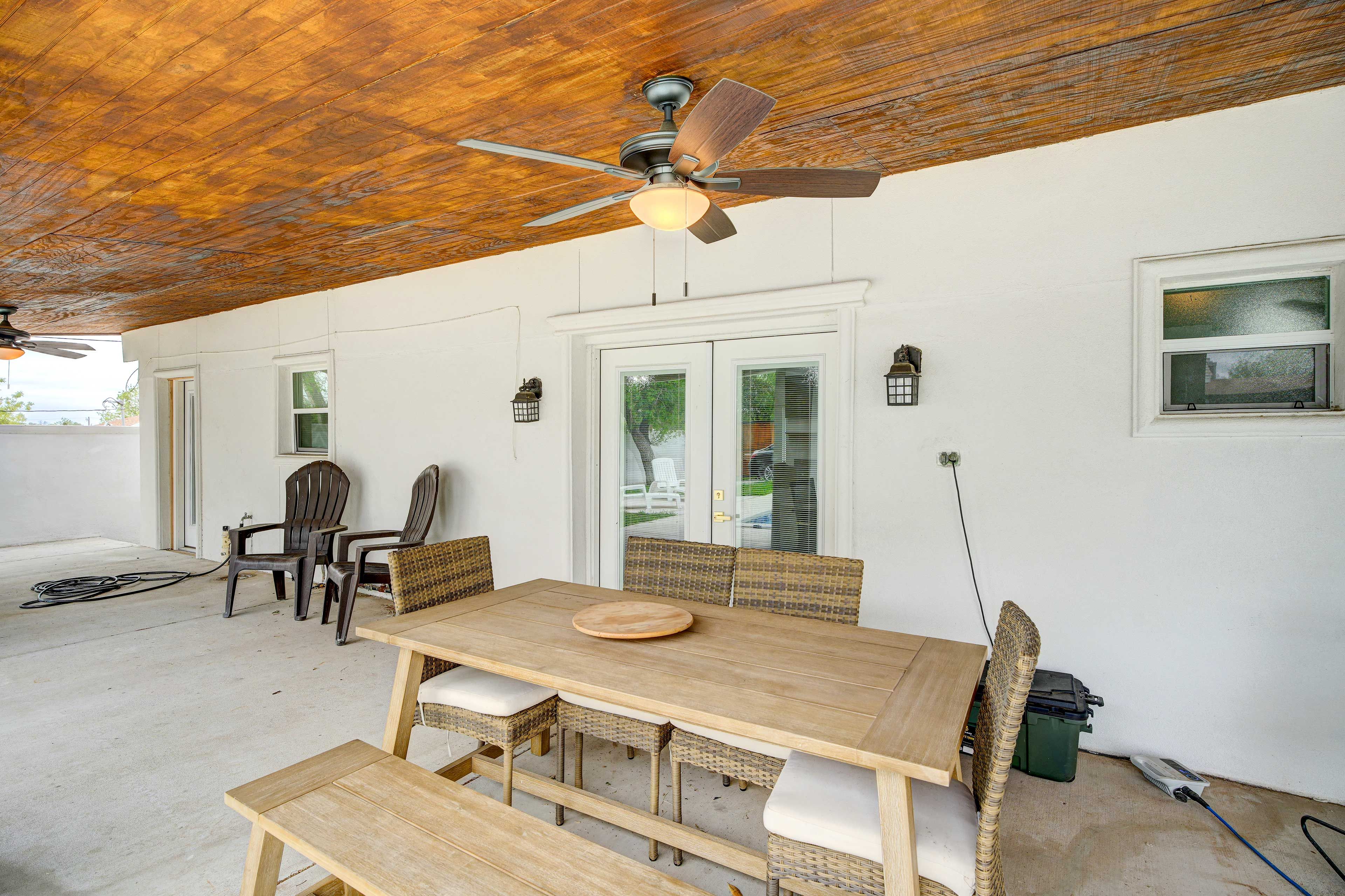 Covered Patio | Ceiling Fans
