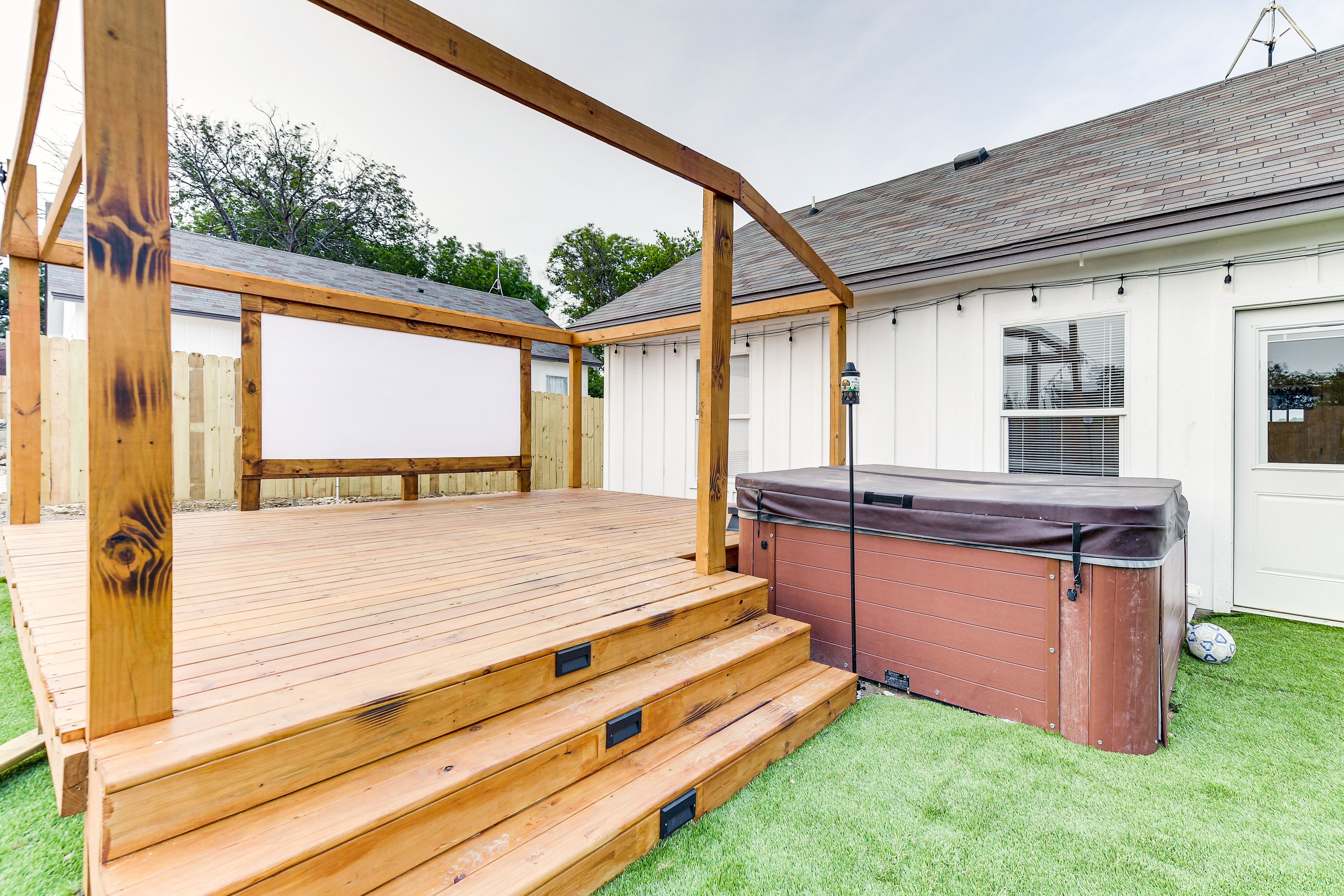 Deck | Private Hot Tub | Outdoor Projector