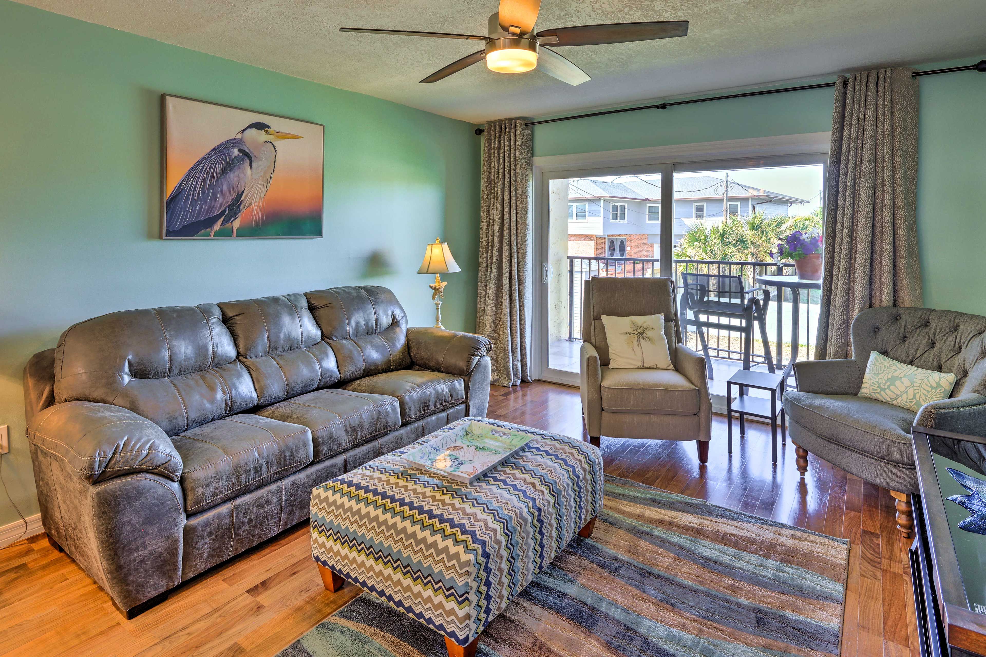 St Augustine Vacation Rental | 2BR | 2BA | Stairs Required | 968 Sq Ft