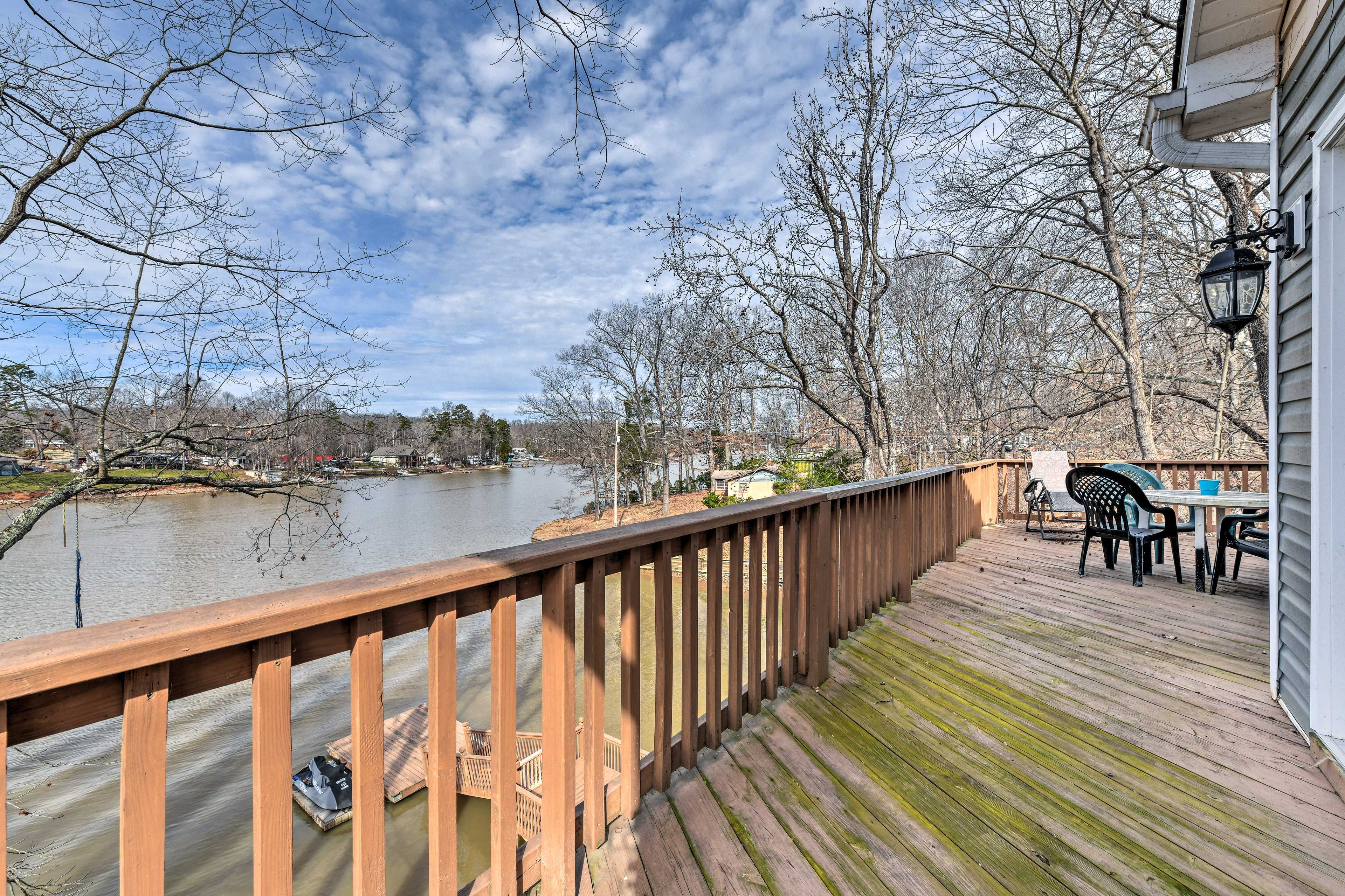 Lookout Deck | 3-Story House | Private Dock