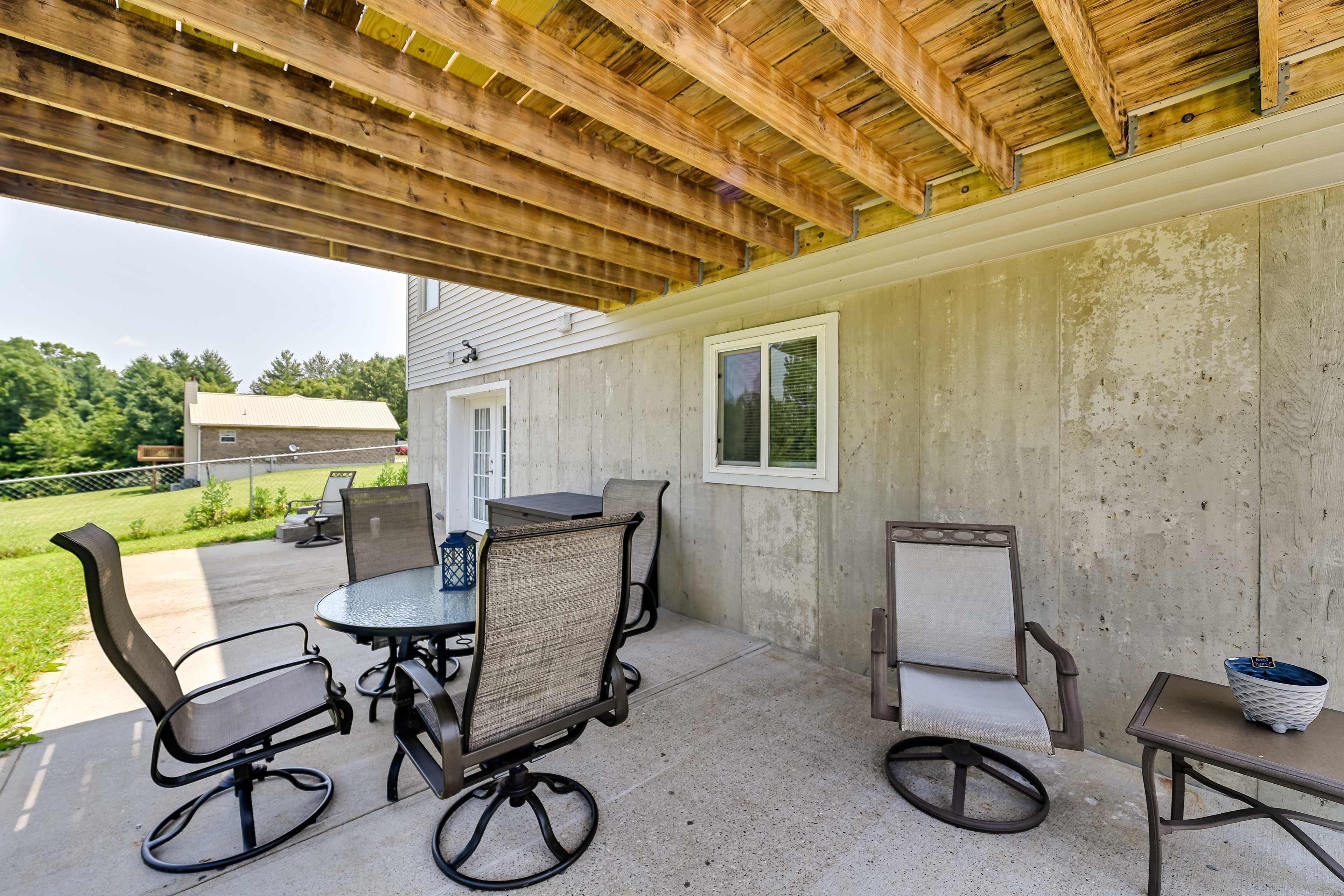 Private Covered Patio