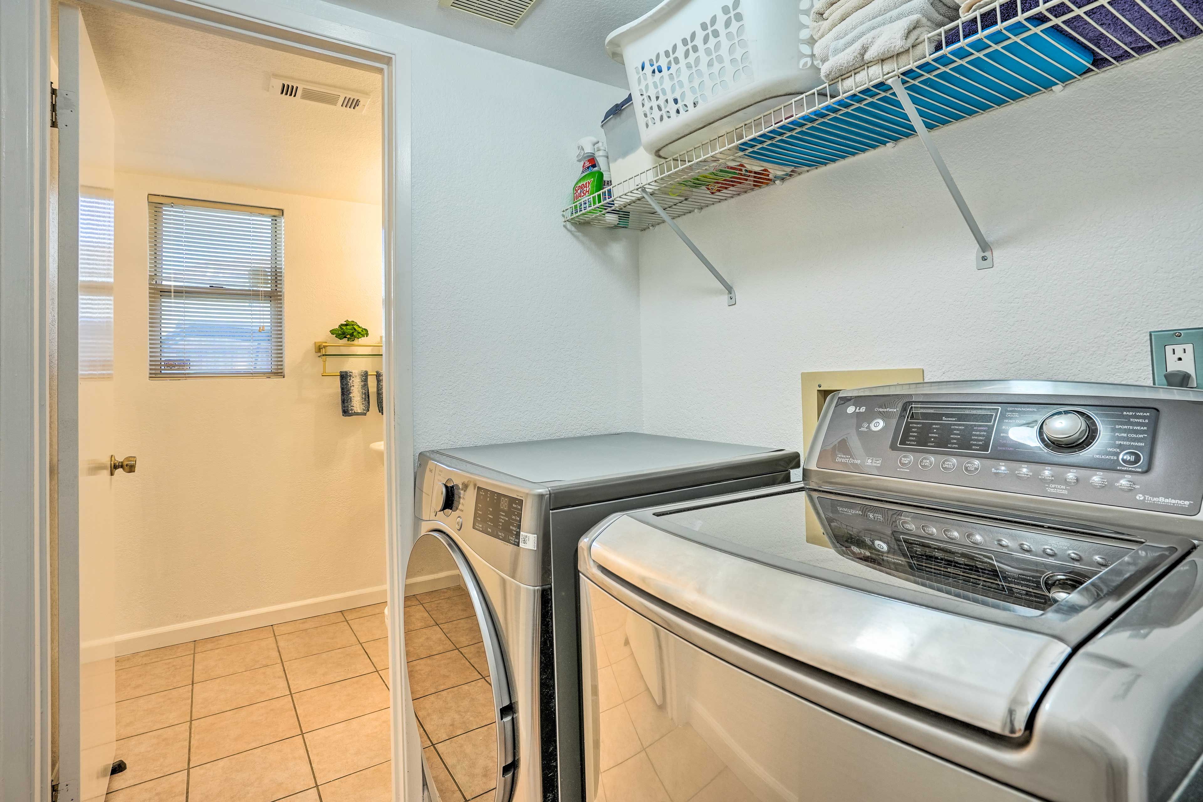 Laundry Area | Washer/Dryer | Iron/Board