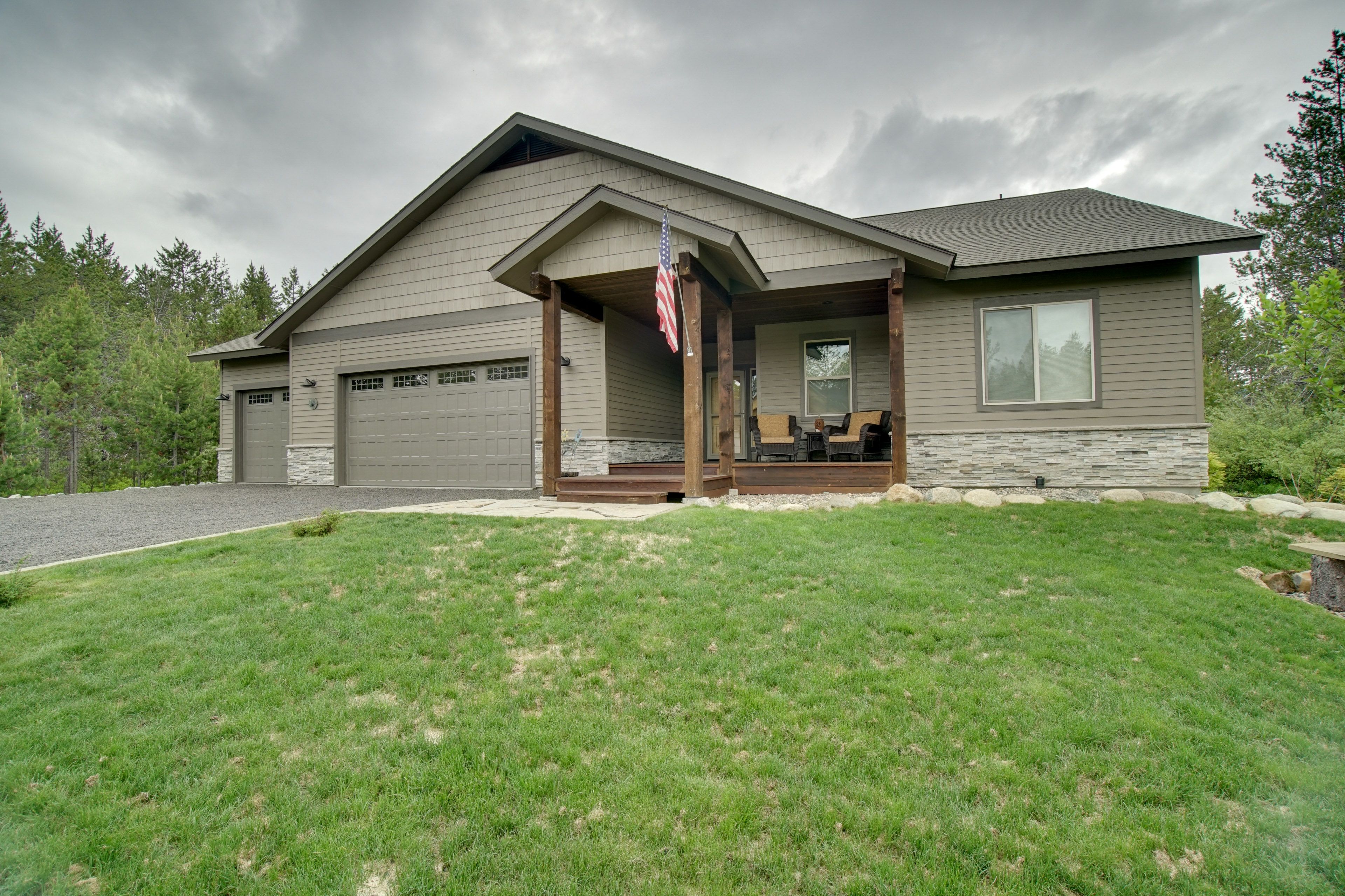 Front Exterior | Porch w/ Seating