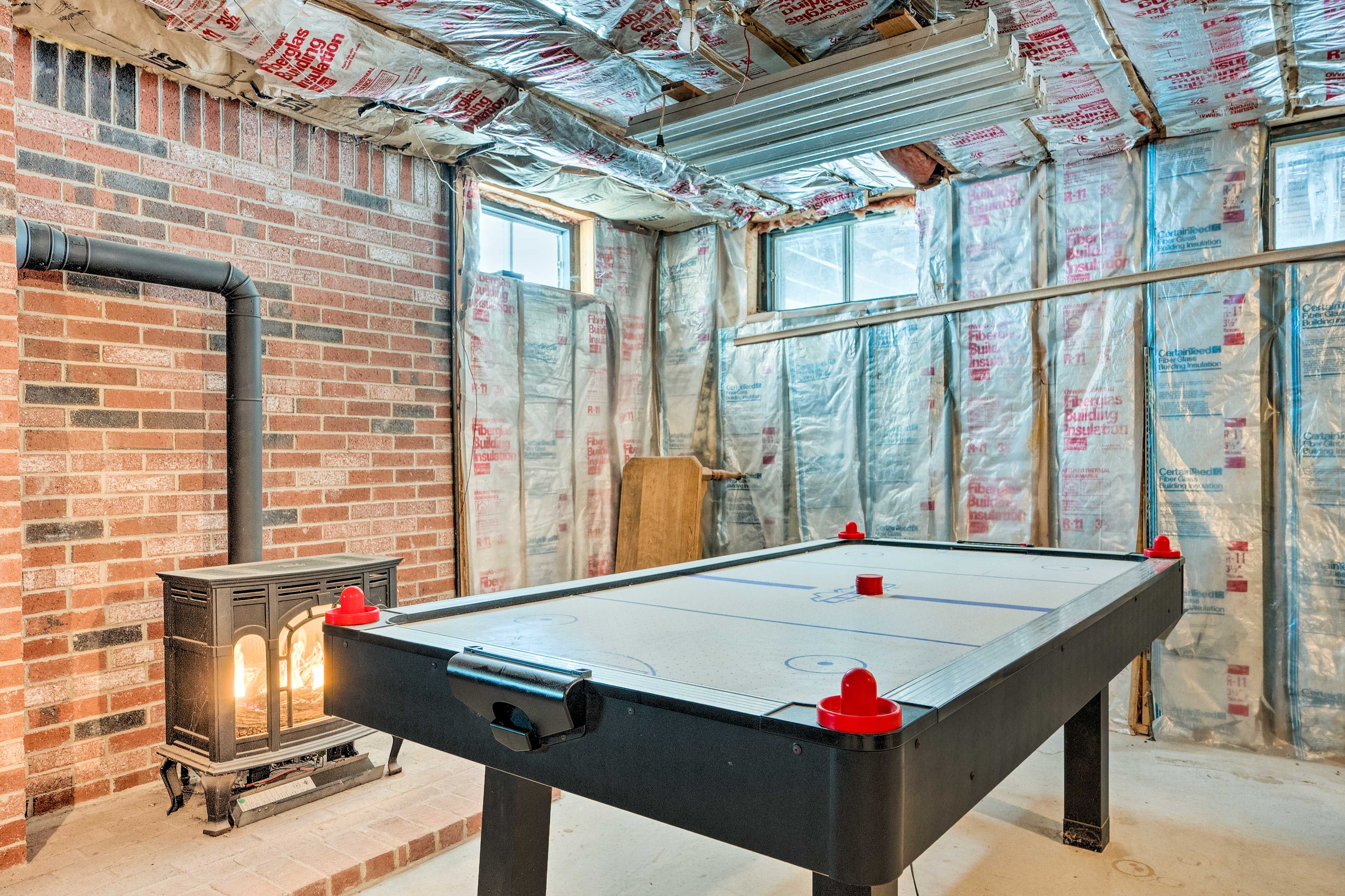 Game Room | Gas Fireplace