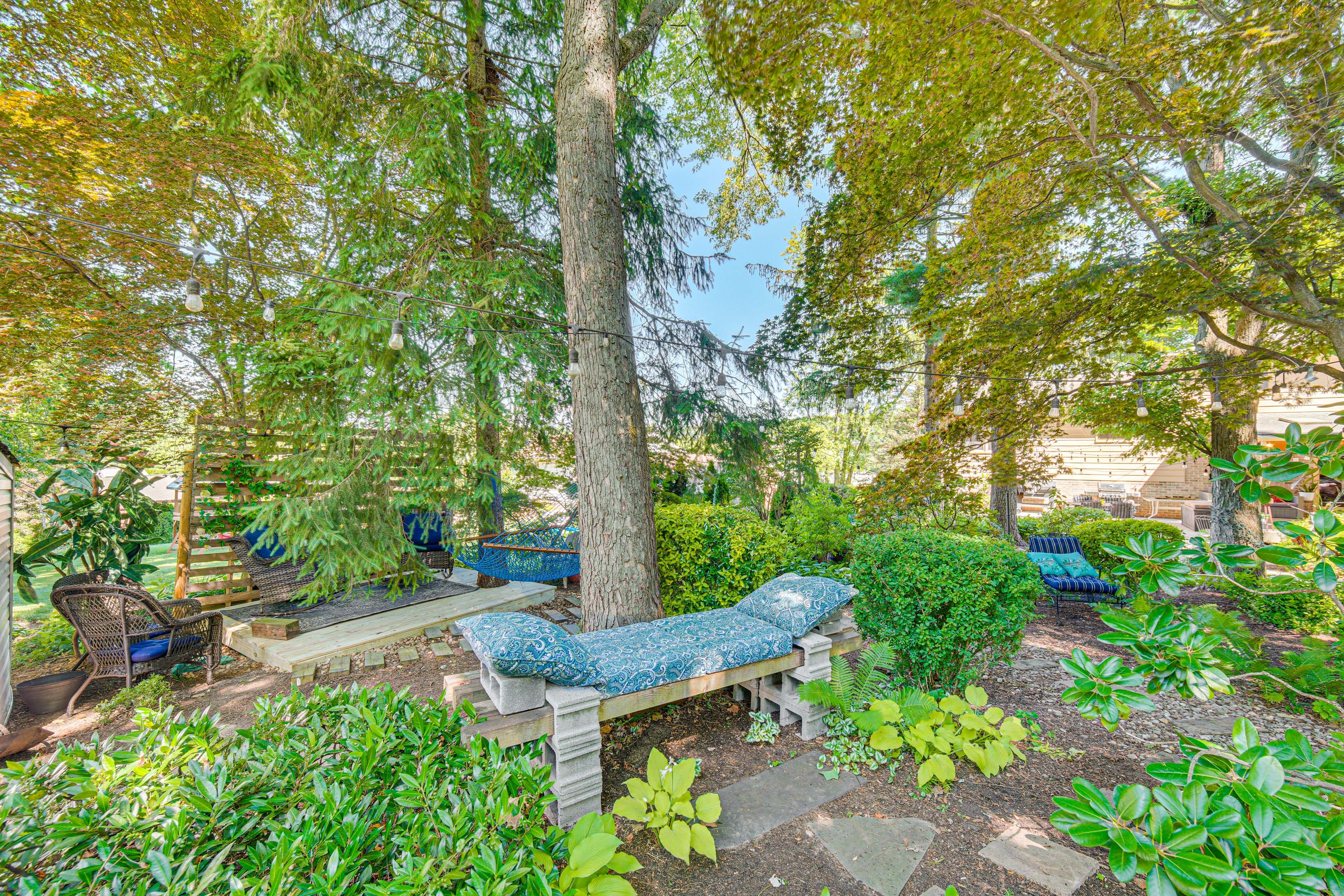 Hammock & Lounge Area