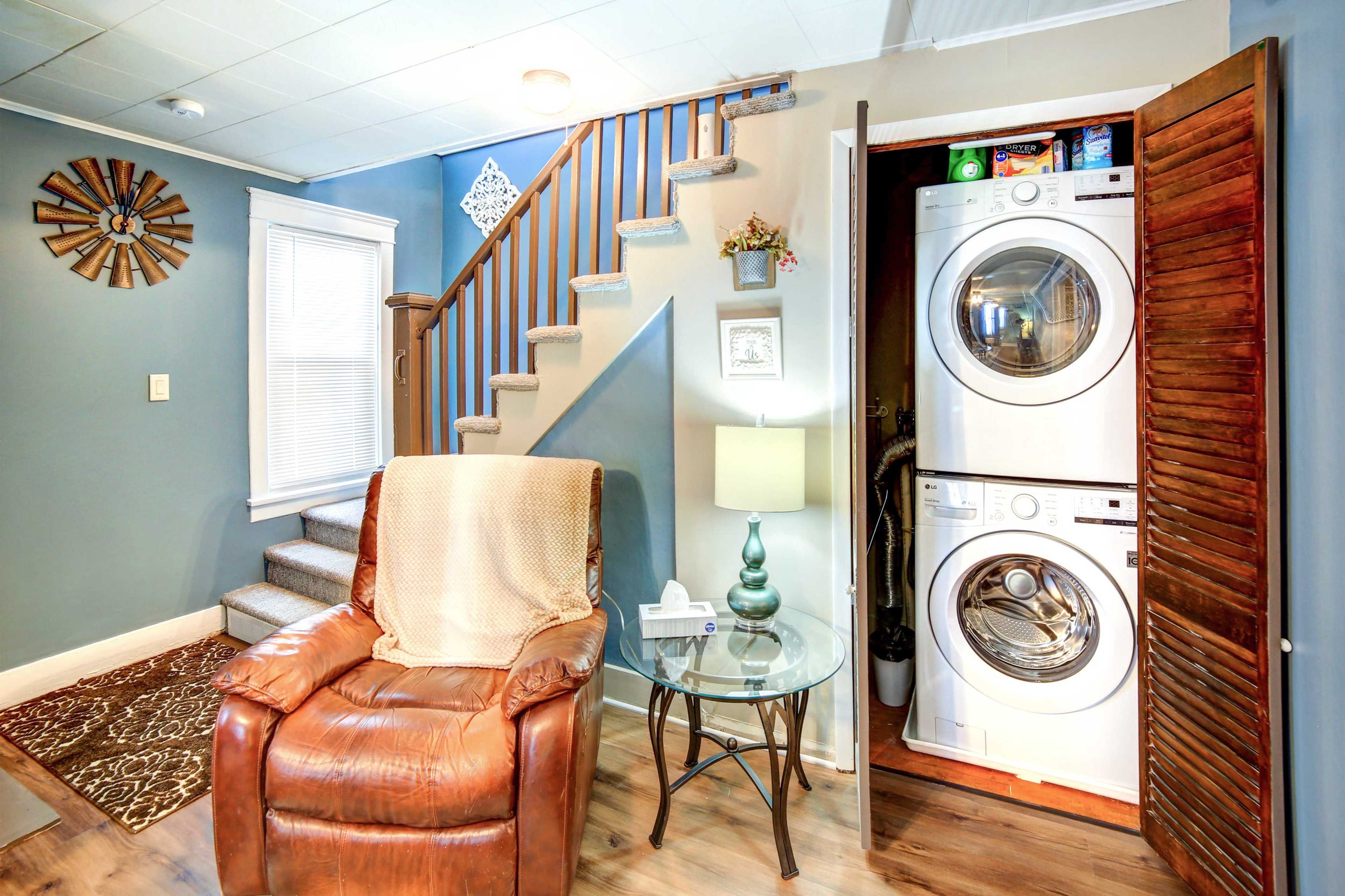 Washer & Dryer | Linens Provided