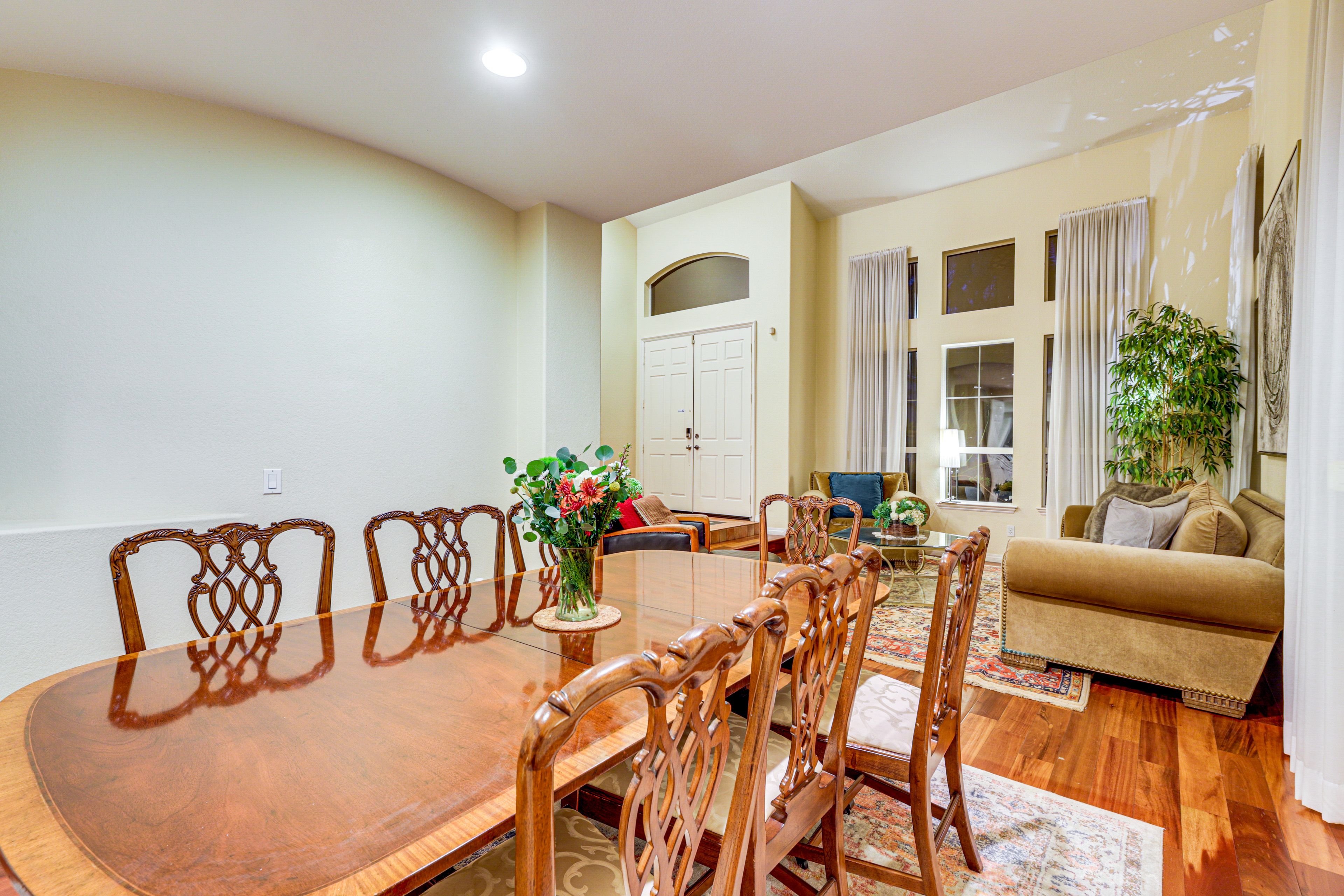 Dining Area | Dishware & Flatware | 1st Floor
