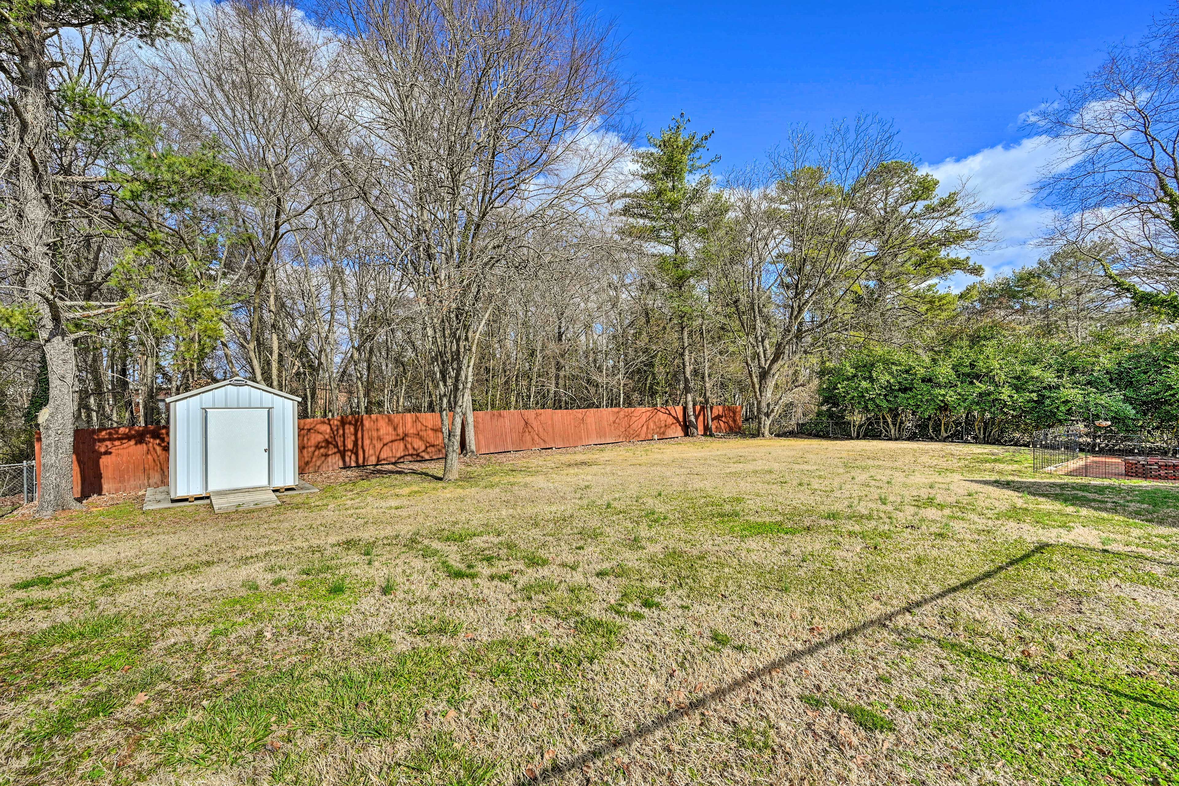 Fenced Backyard