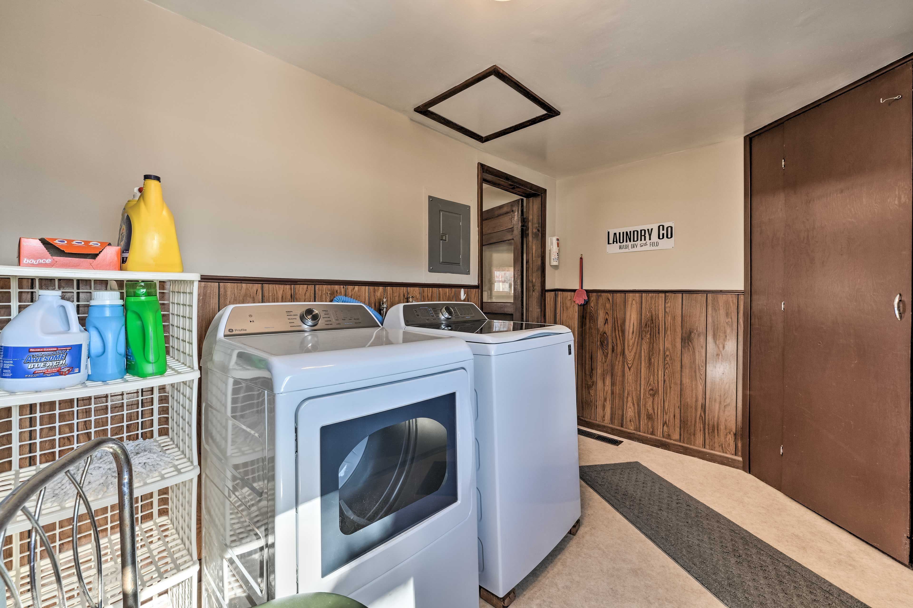 Laundry | Detergent Provided