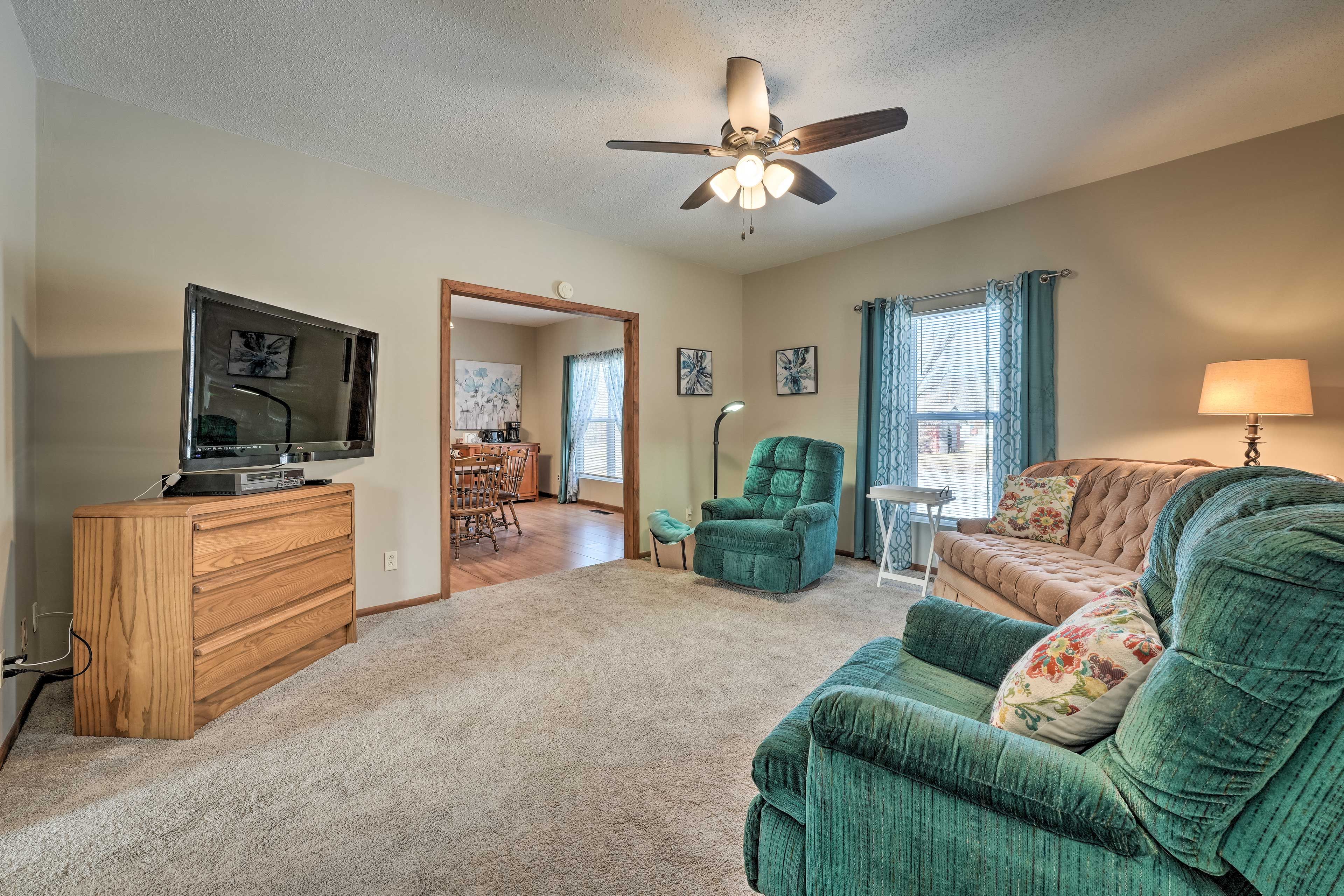 West Mineral Vacation Rental | 2BR | 1BA | Step-Free Access | 994 Sq Ft