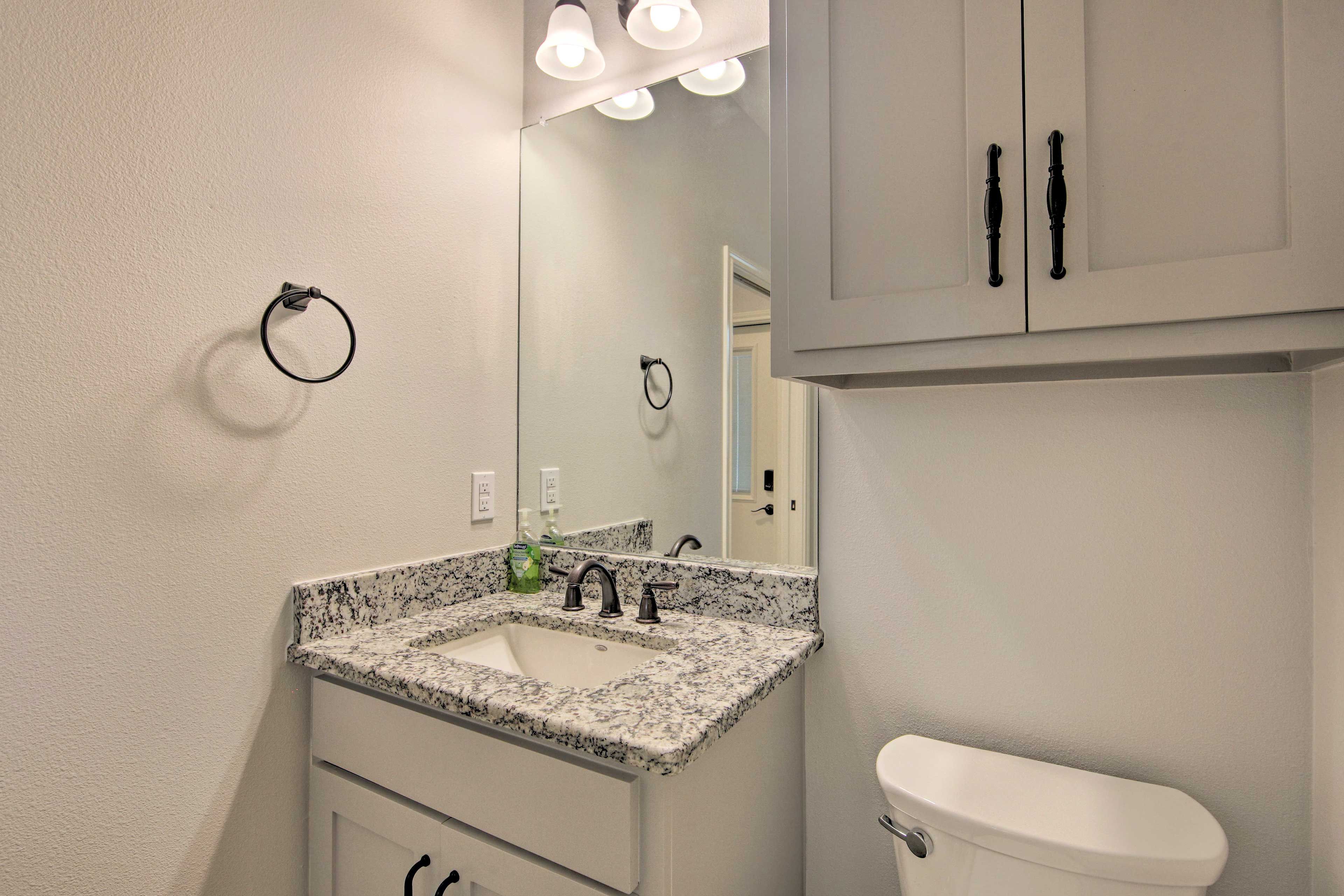 Half Bath | Towels Provided | Central Air Conditioning/Heat