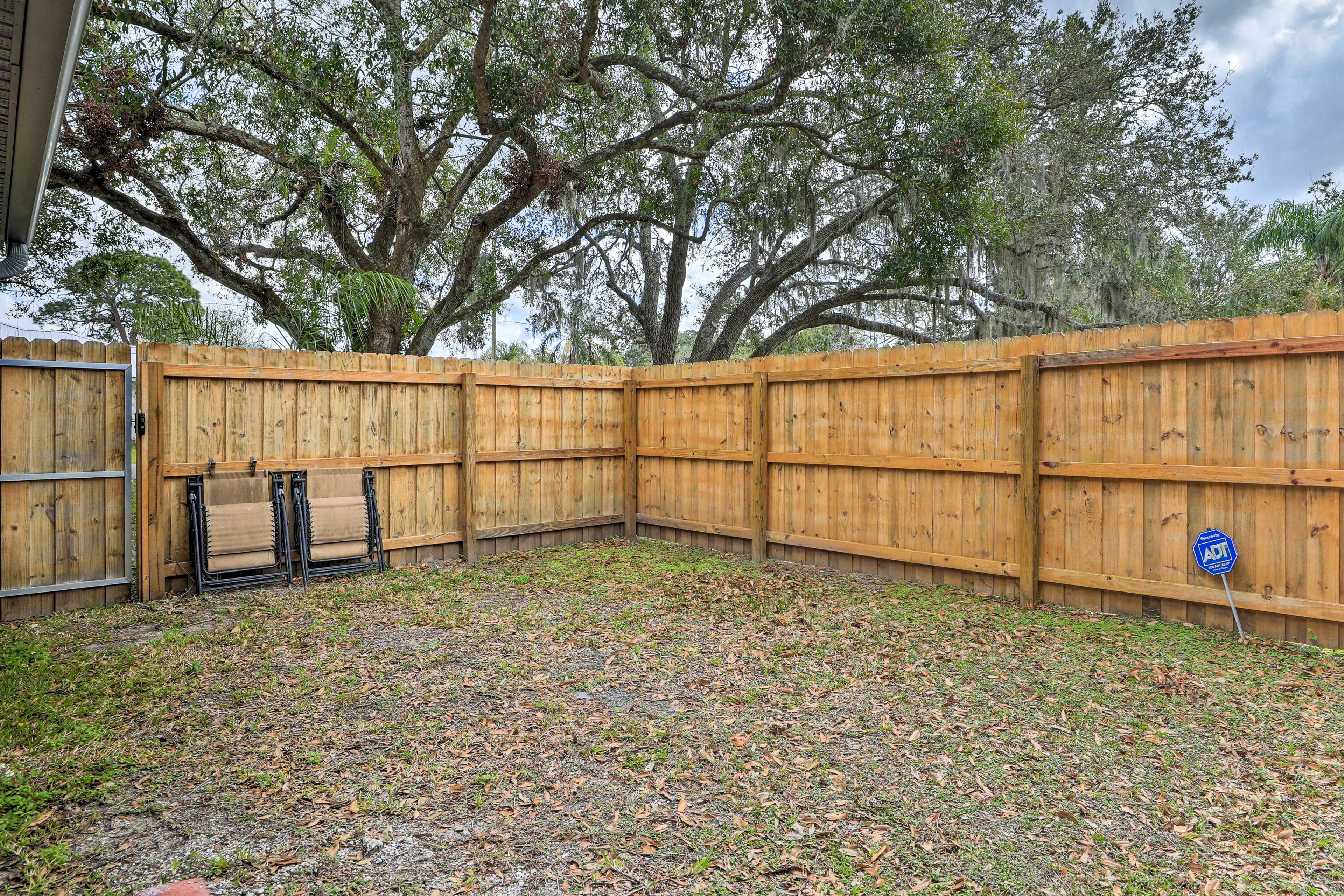 Fenced Yard