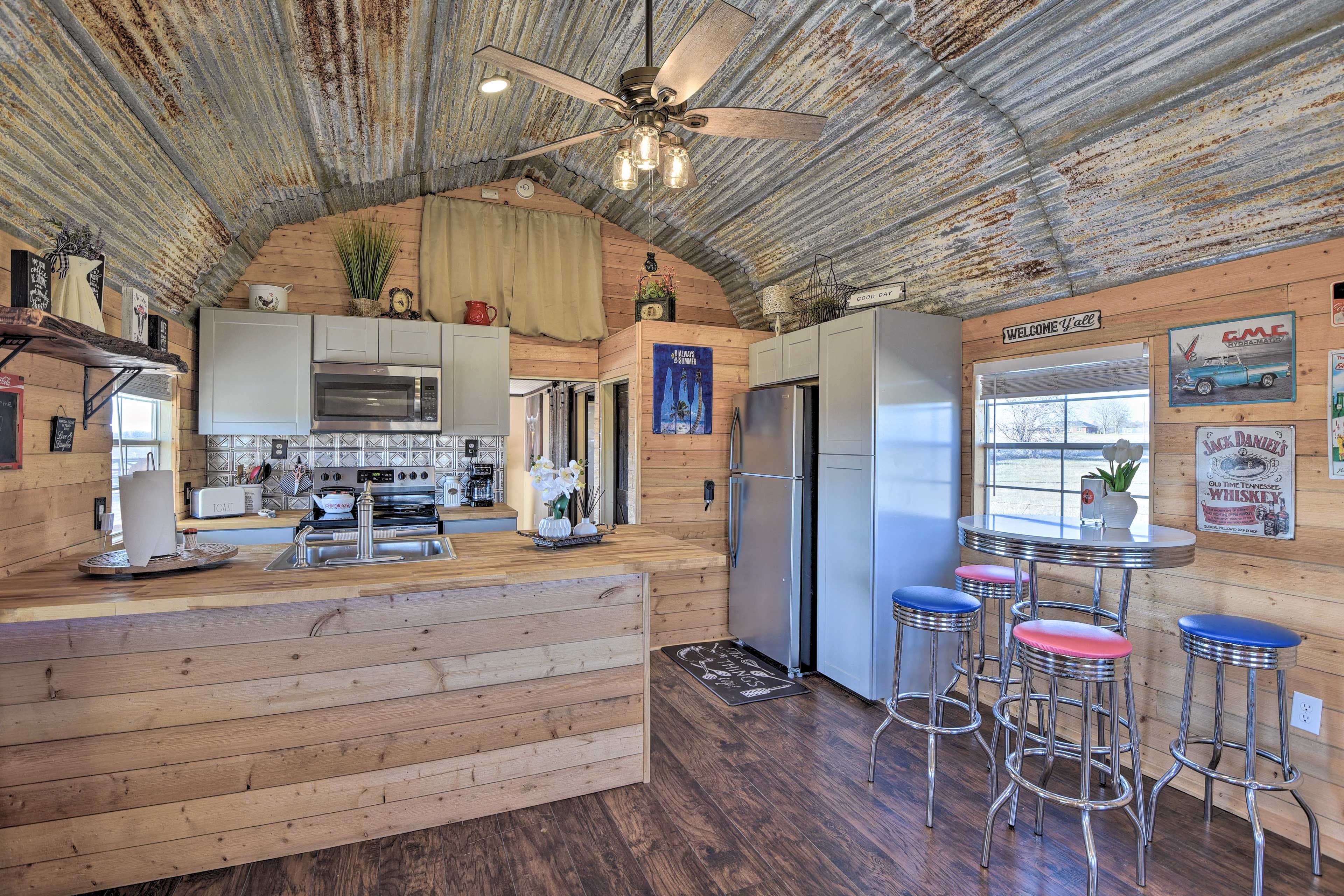 Dining Area | Well-Equipped Kitchen | Ceiling Fans