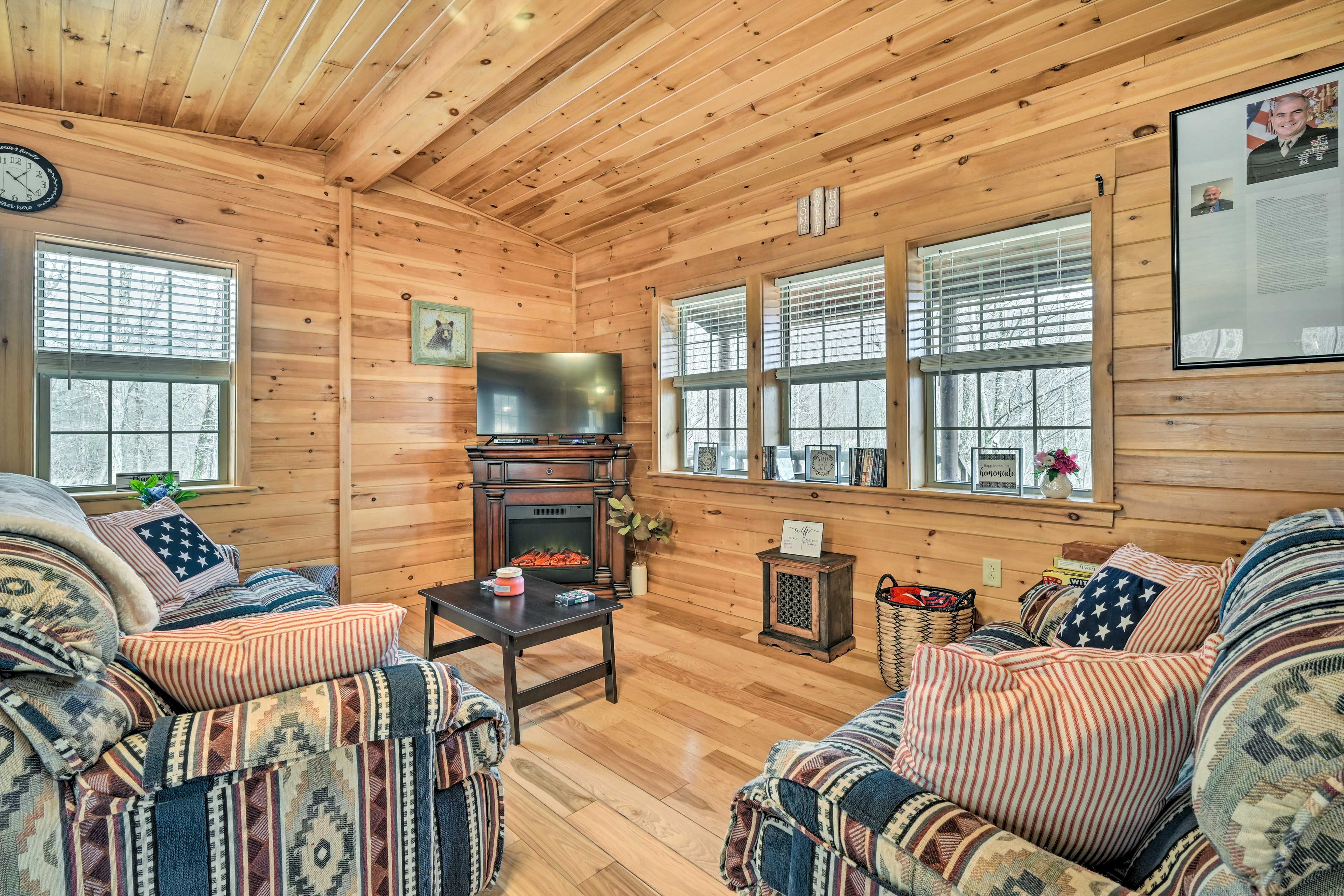 Parsons Vacation Rental | 2BR | 2BA | 3 Steps to Enter | 1,200 Sq Ft