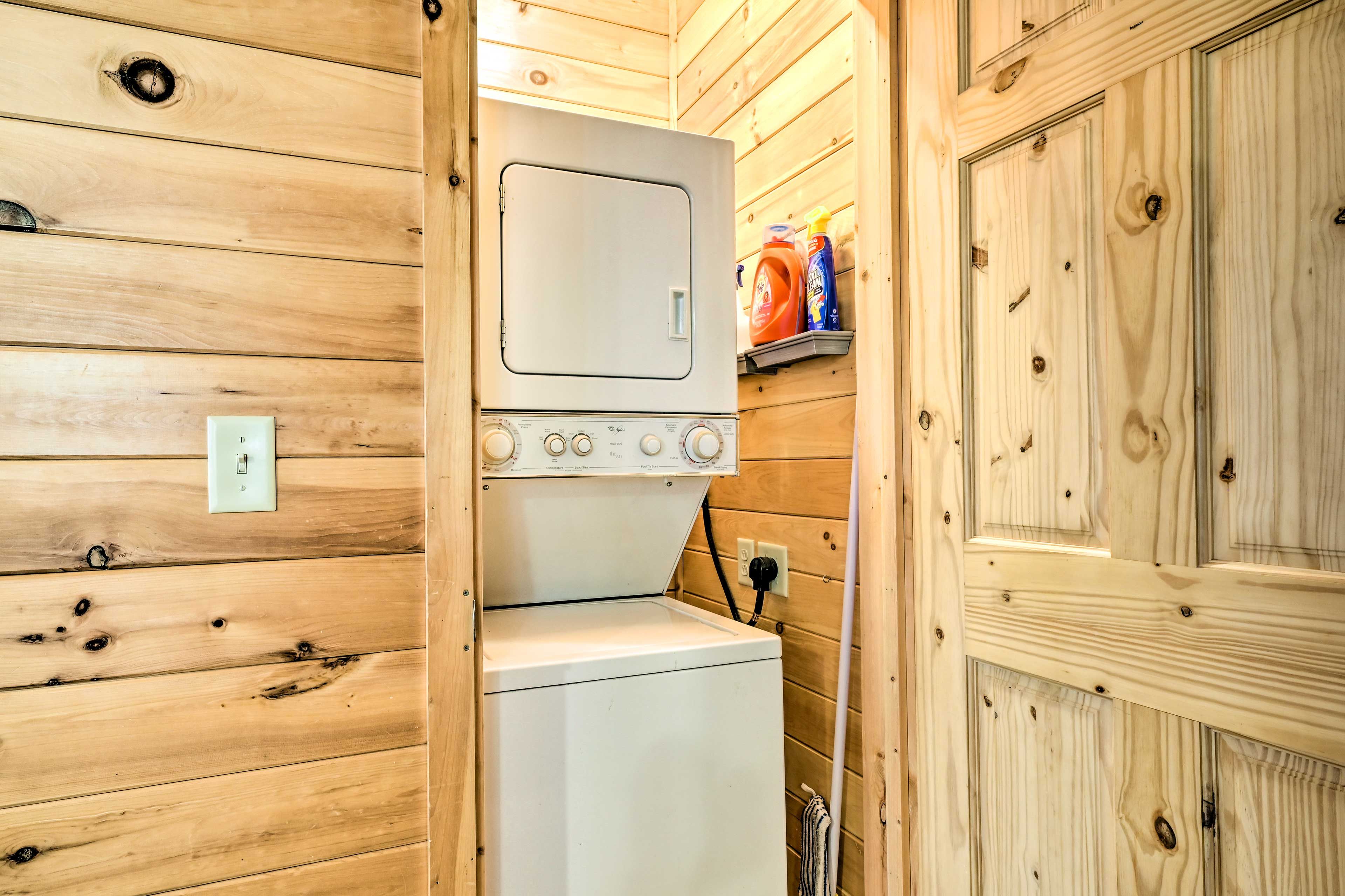 In-Unit Laundry | Main Level | Stackable Washer + Dryer