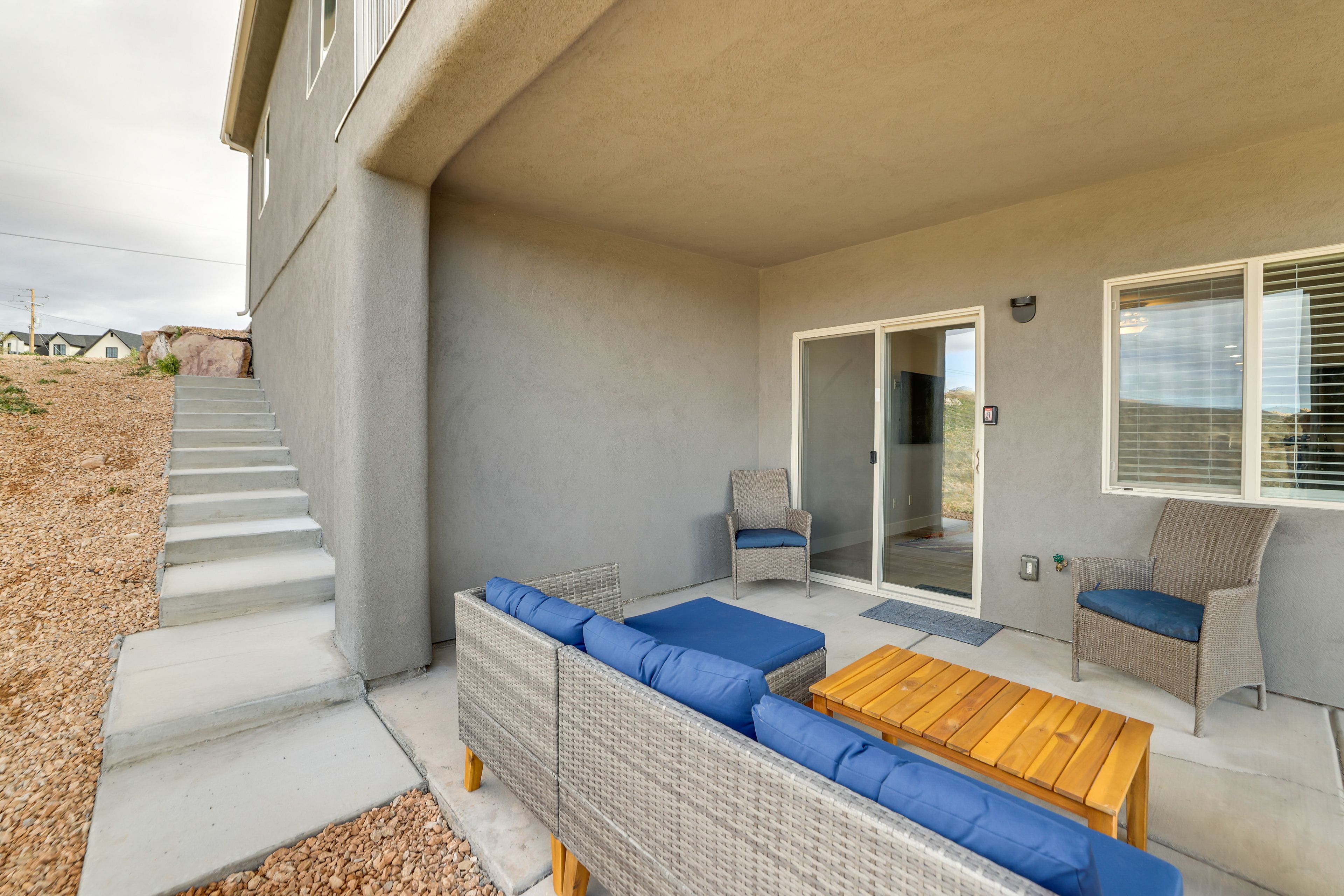 Stairs to Property Entrance