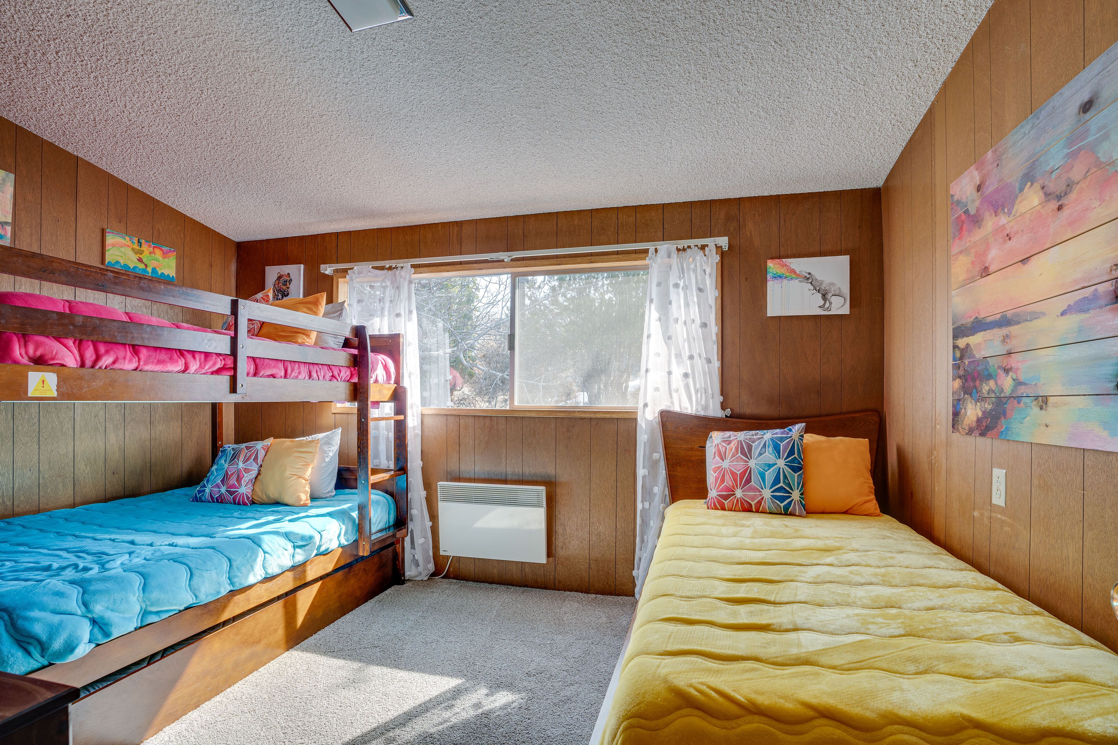 Bedroom 2 | Full Bunk Bed | Twin Bed | Air Conditioning Unit