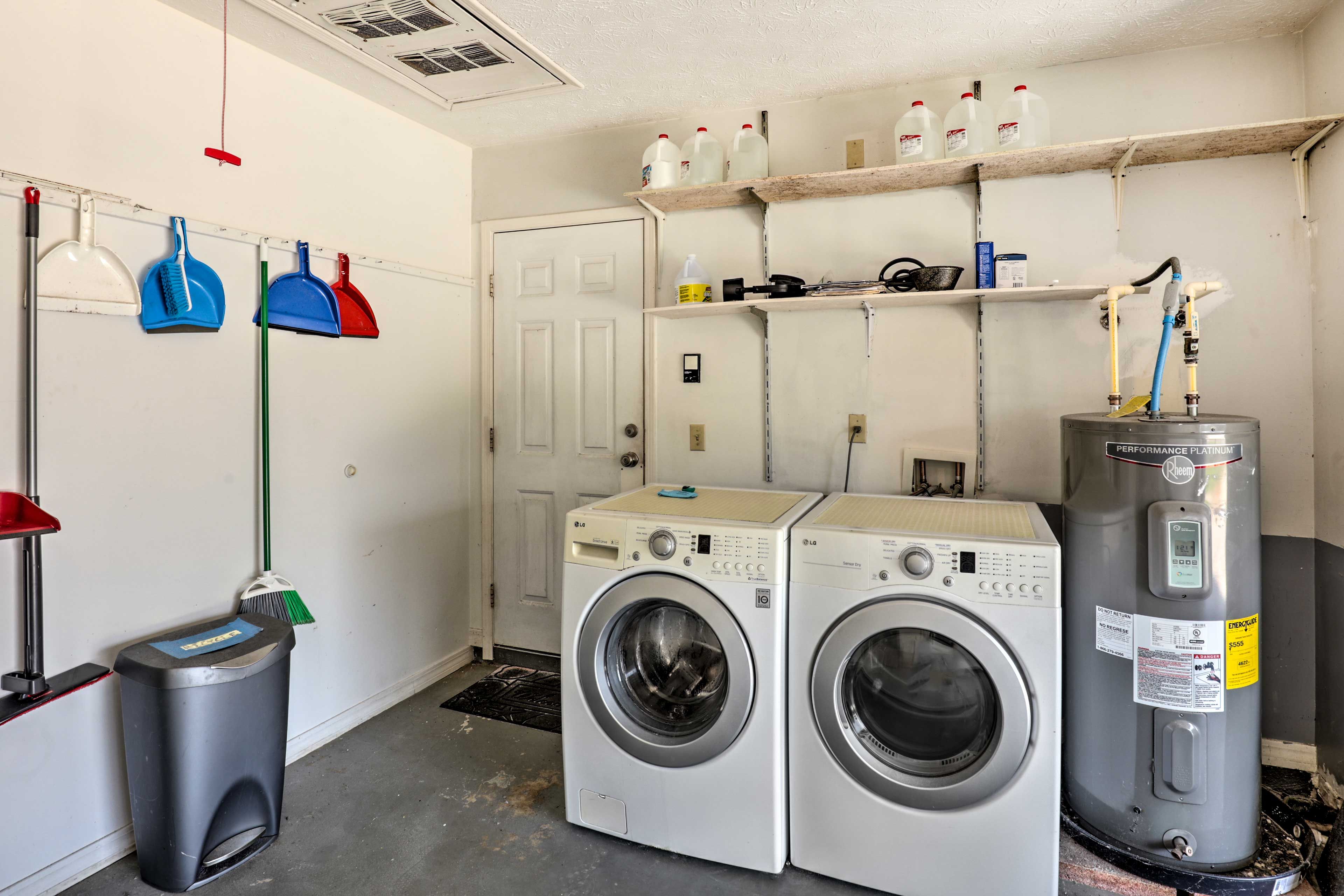 Laundry Area | Washer/Dryer | Iron/Board