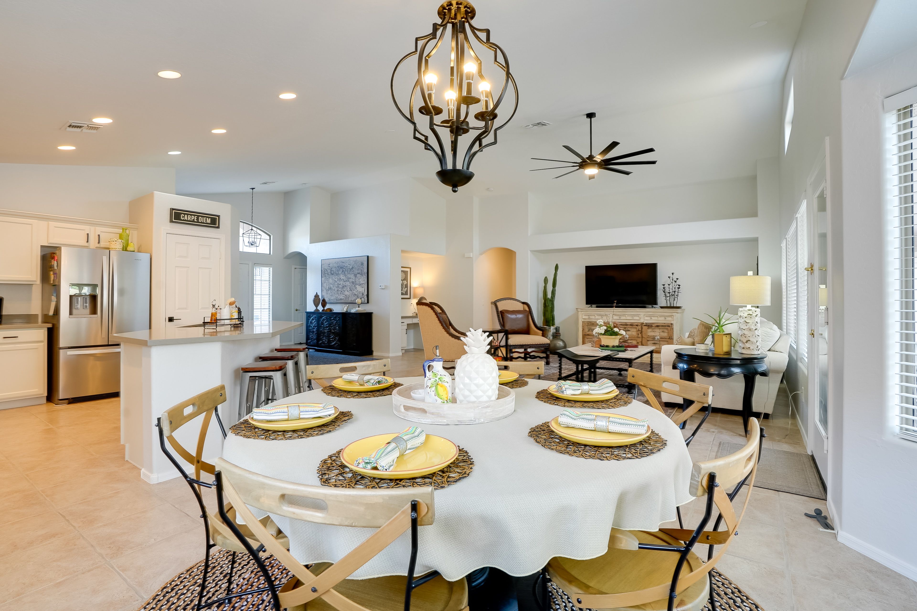 Dining Area | Main Level | Dishware + Flatware