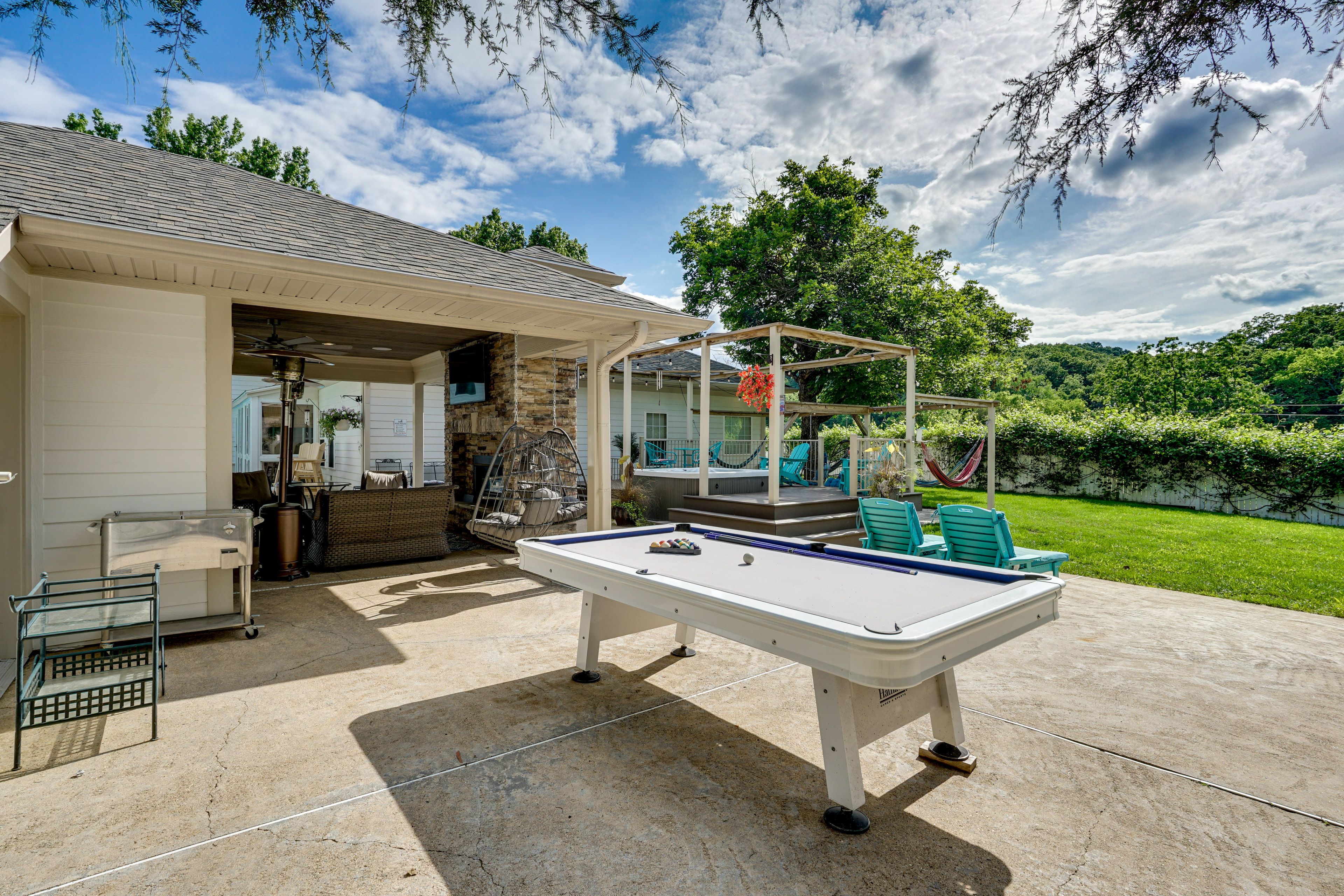 Patios | Pool Table | Hammocks