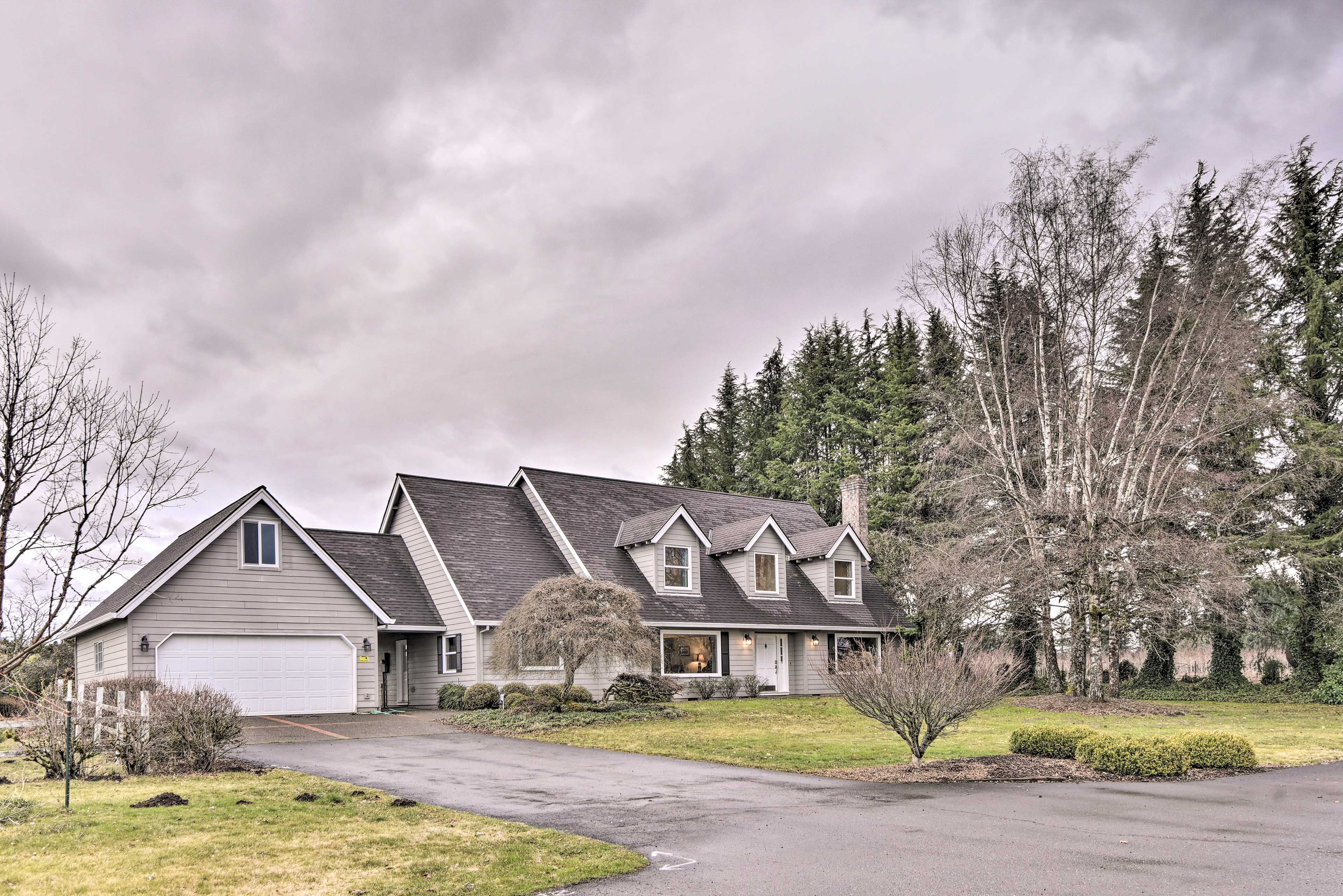 Property Exterior | Driveway (6 Vehicles) | RV Parking Allowed On-Site