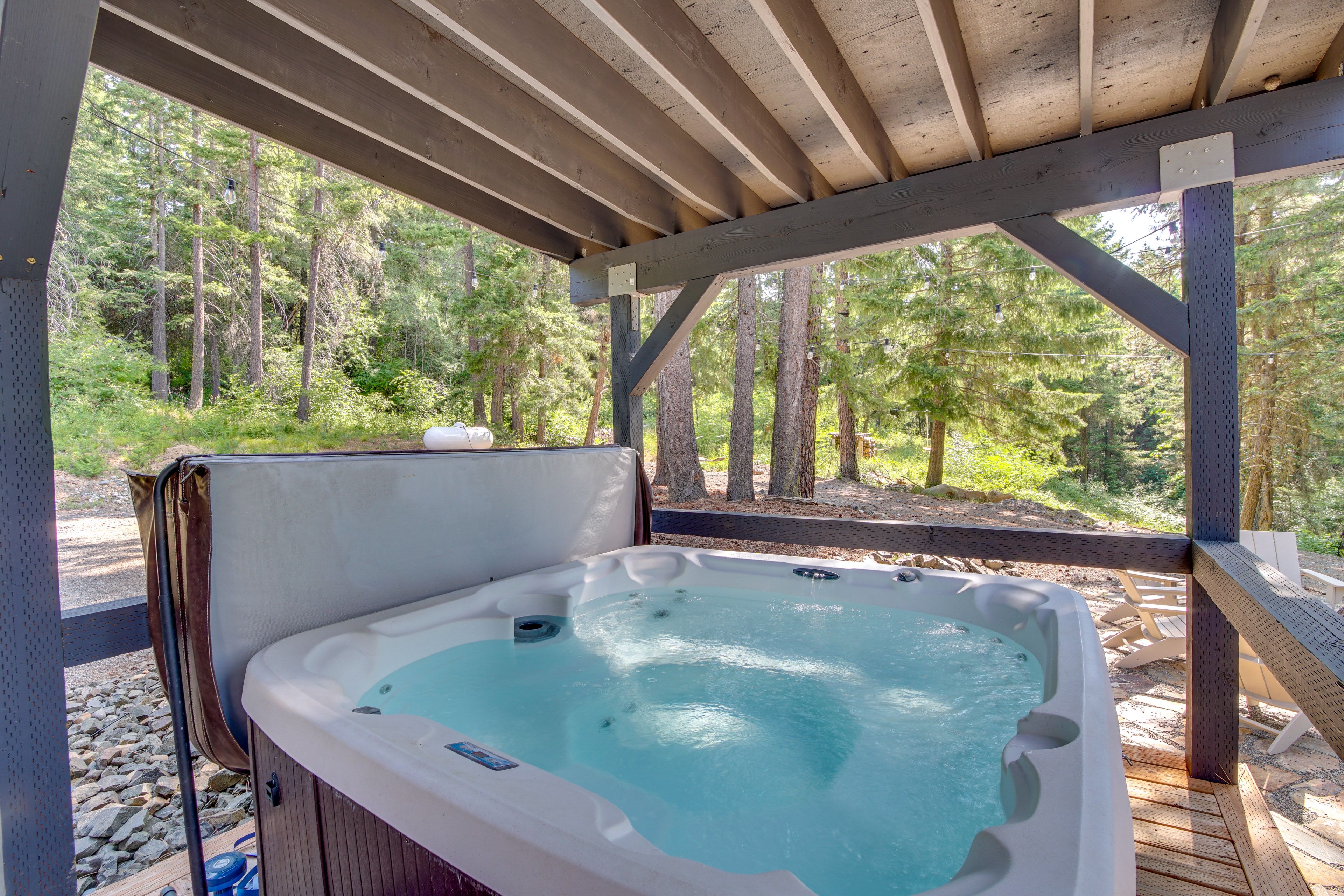 Private Hot Tub | Outdoor Dining Areas | Mountain Views