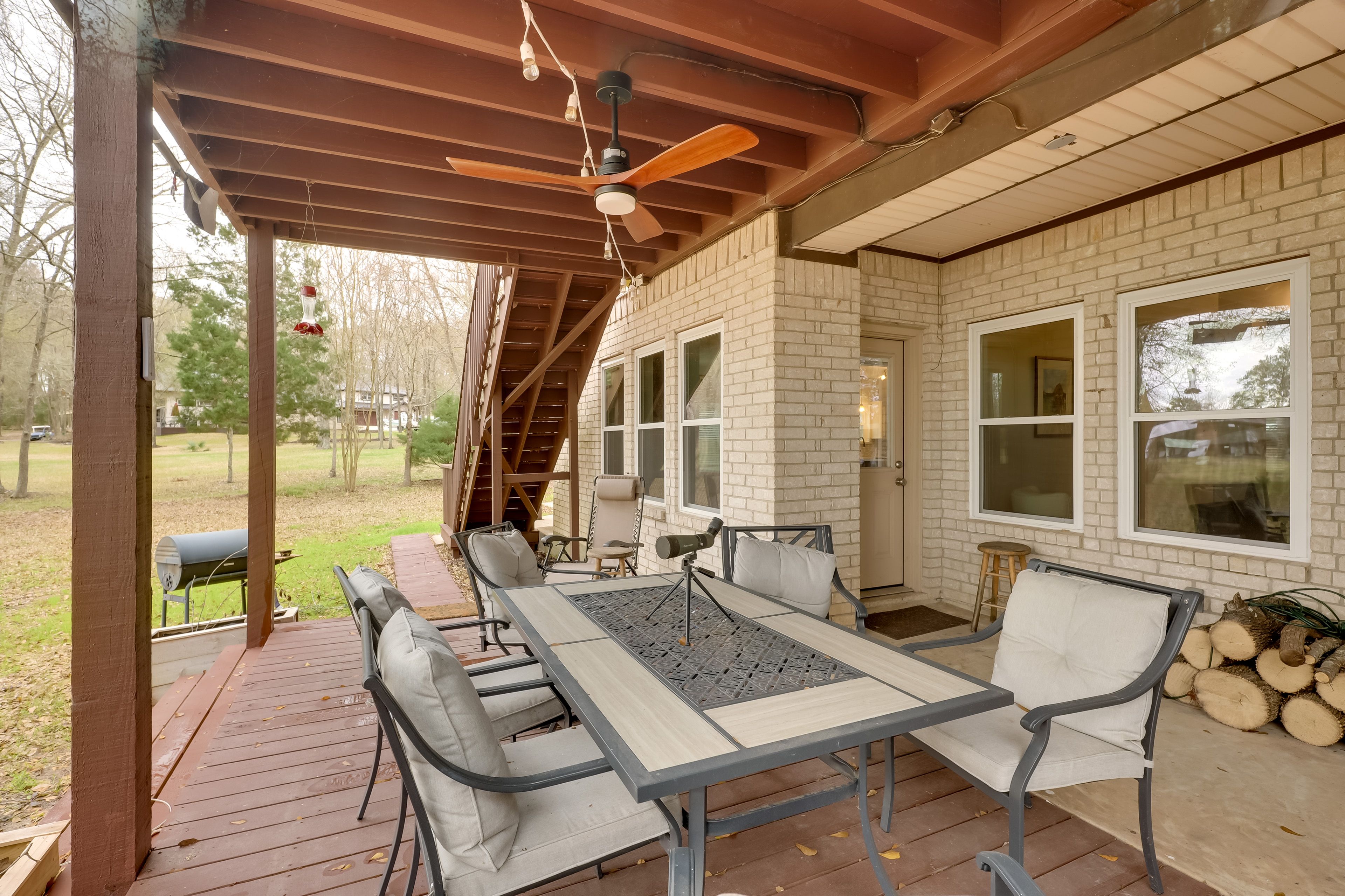 Covered Patio | Lake Views