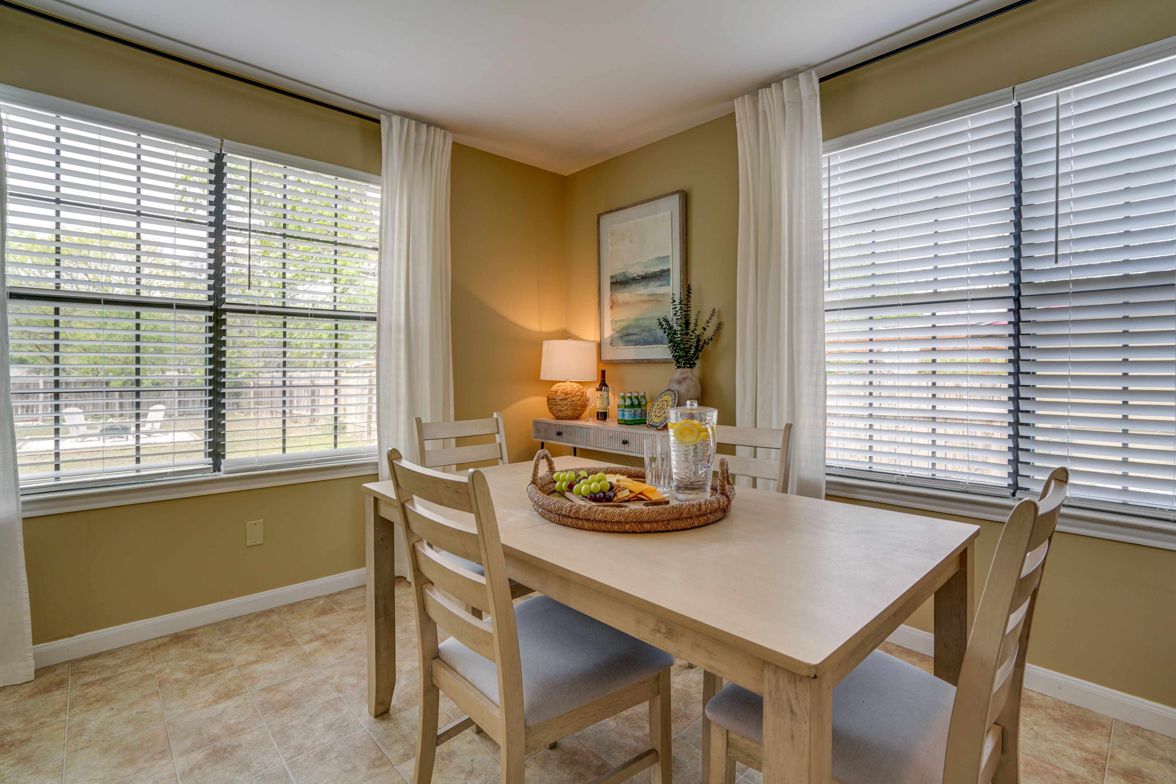 Dining Area | Dishware/Flatware | Trash Bags/Paper Towels