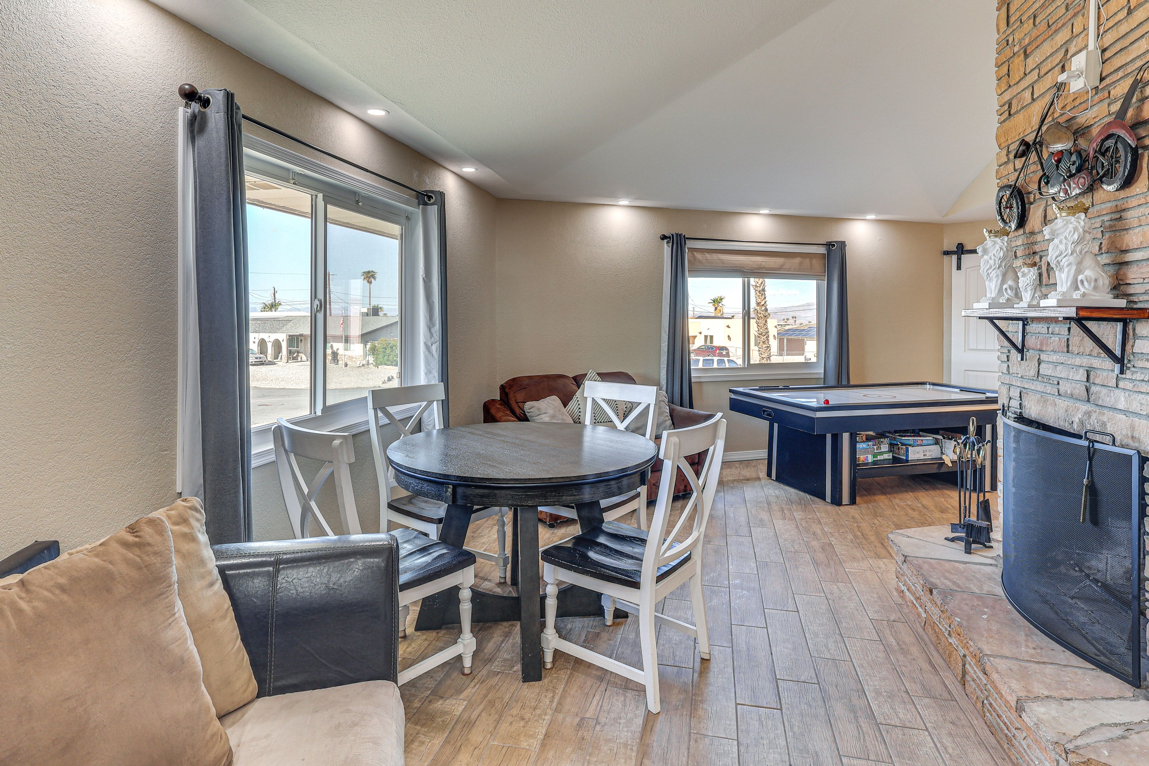 Living Area | Free WiFi | Air Hockey Table | Foosball Table