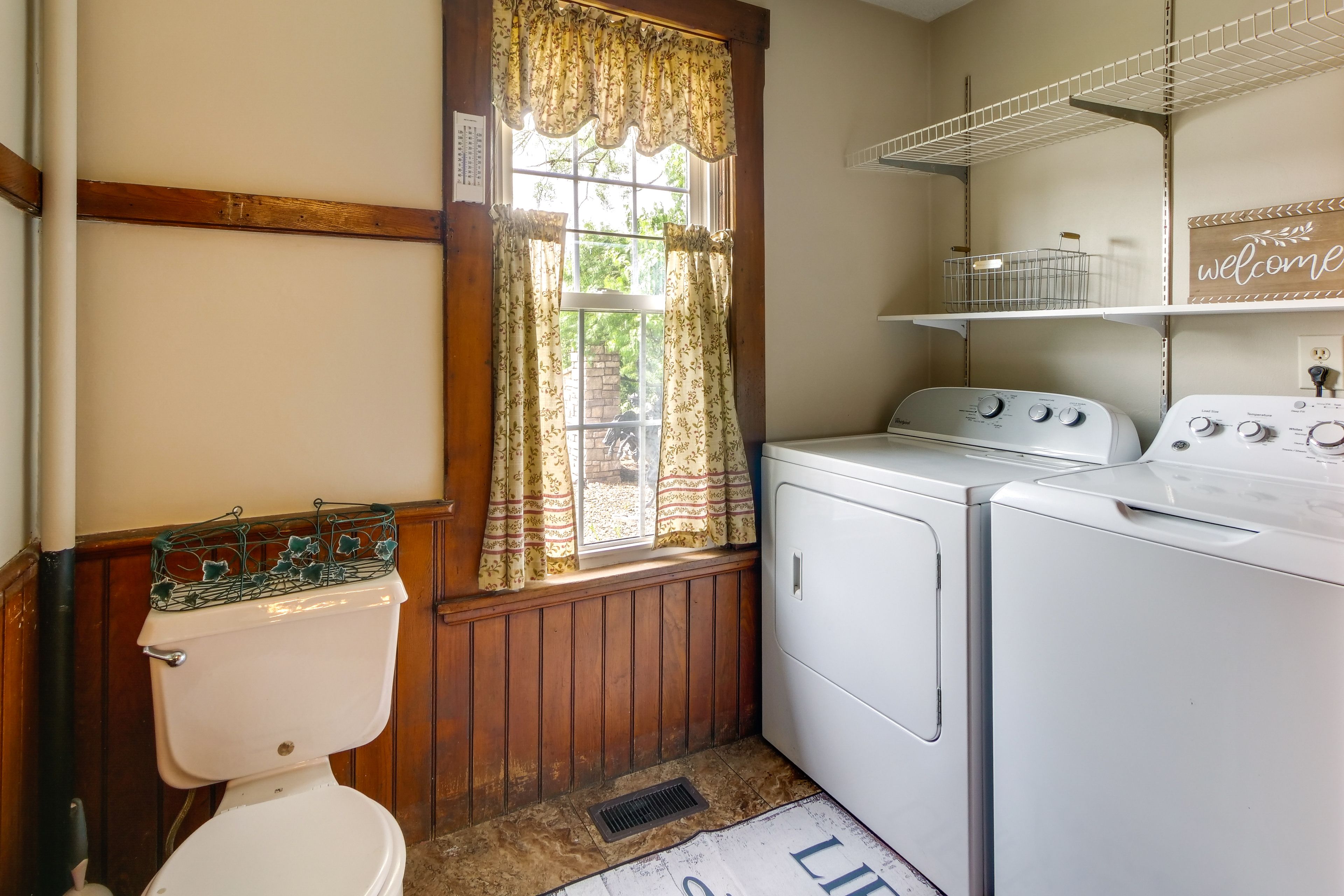 Half Bathroom | 1st Floor | At-Home Laundry
